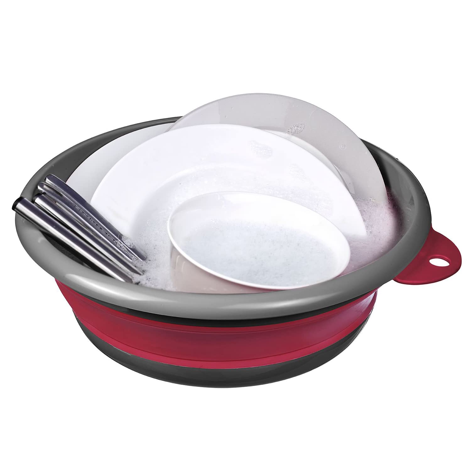 westmark-21312270-bassine-pliable-avec-crochet-de-suspension-4500-ml-plastique-s image 5