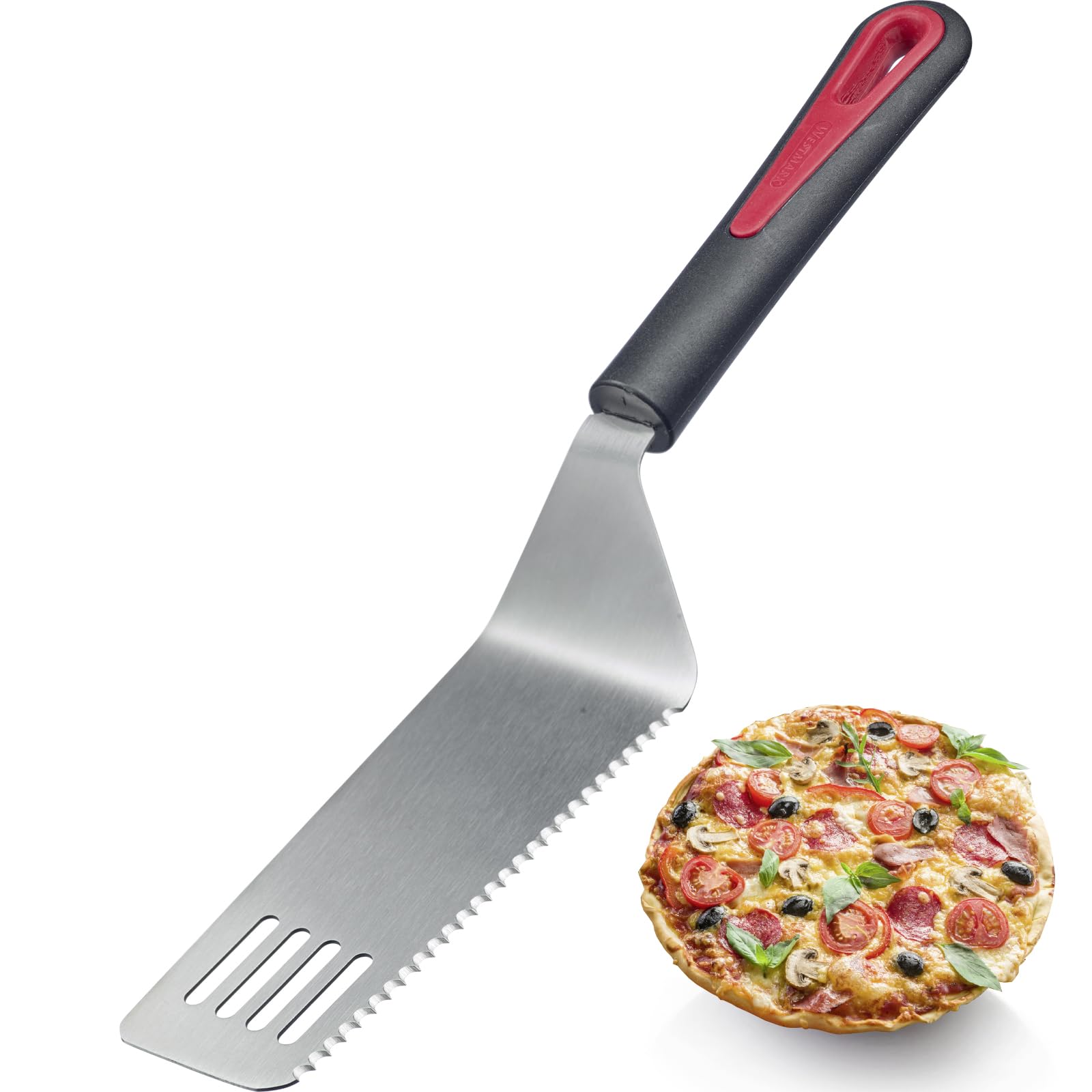 westmark-gallant-29332270-spatule-tranchante-plastique-et-acier-inoxydable-lame- image 3