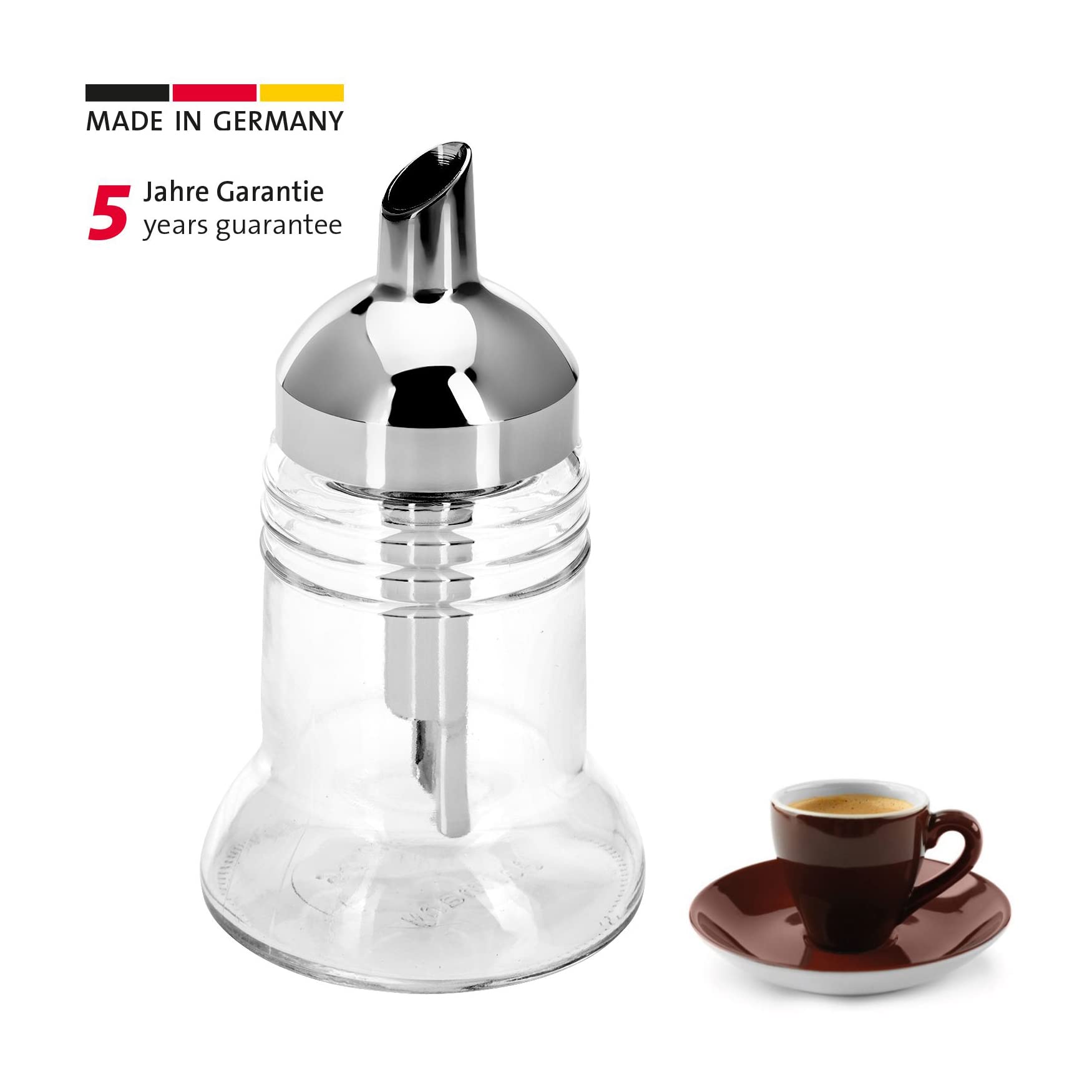 westmark-634322e2-paris-chrome-lot-de-6-doseurs-sucre-en-verre-et-abs-chrom-150- image 2