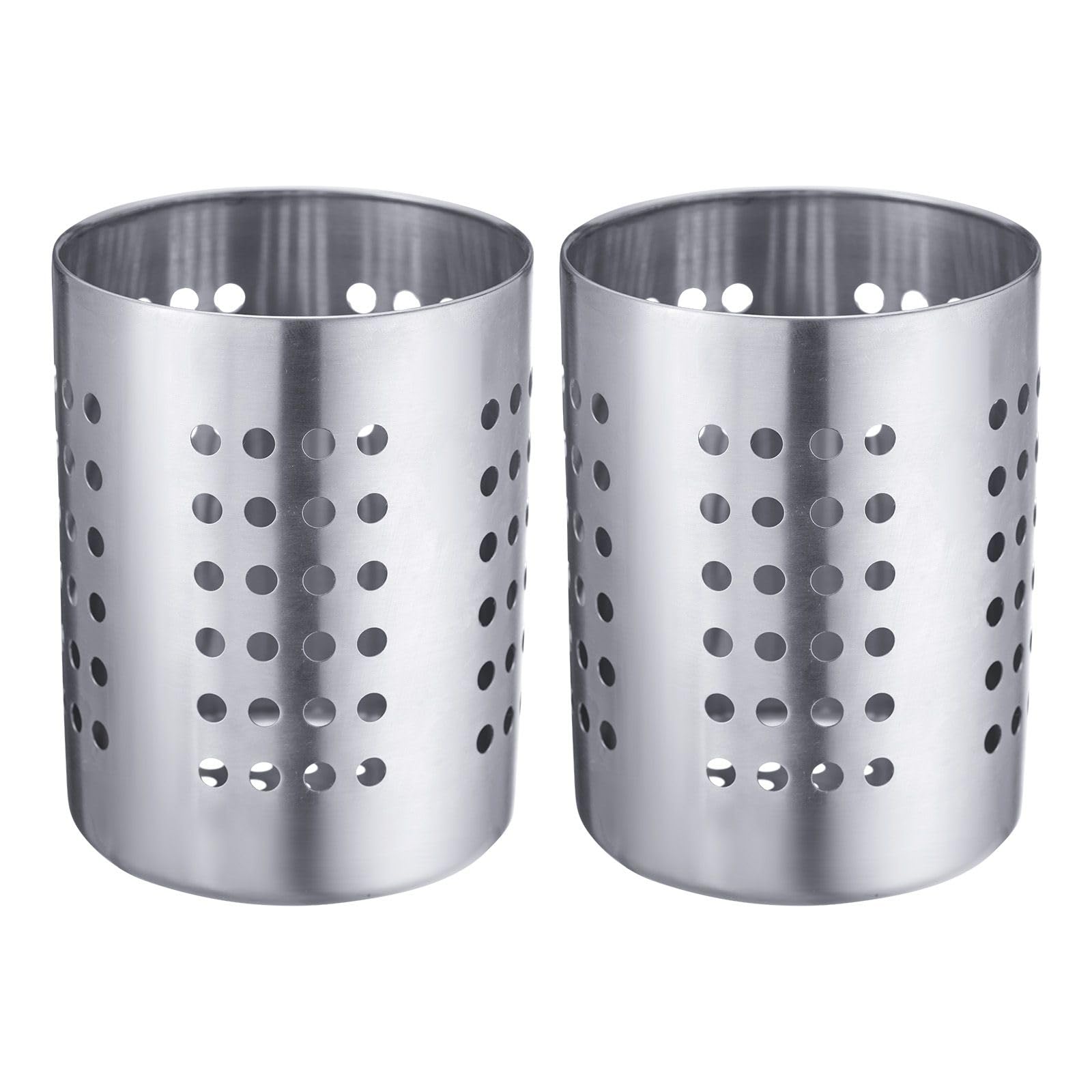 westmark-lot-de-2-gouttoirs-couverts-en-acier-inoxydable-10-x-13-cm-argent image 1