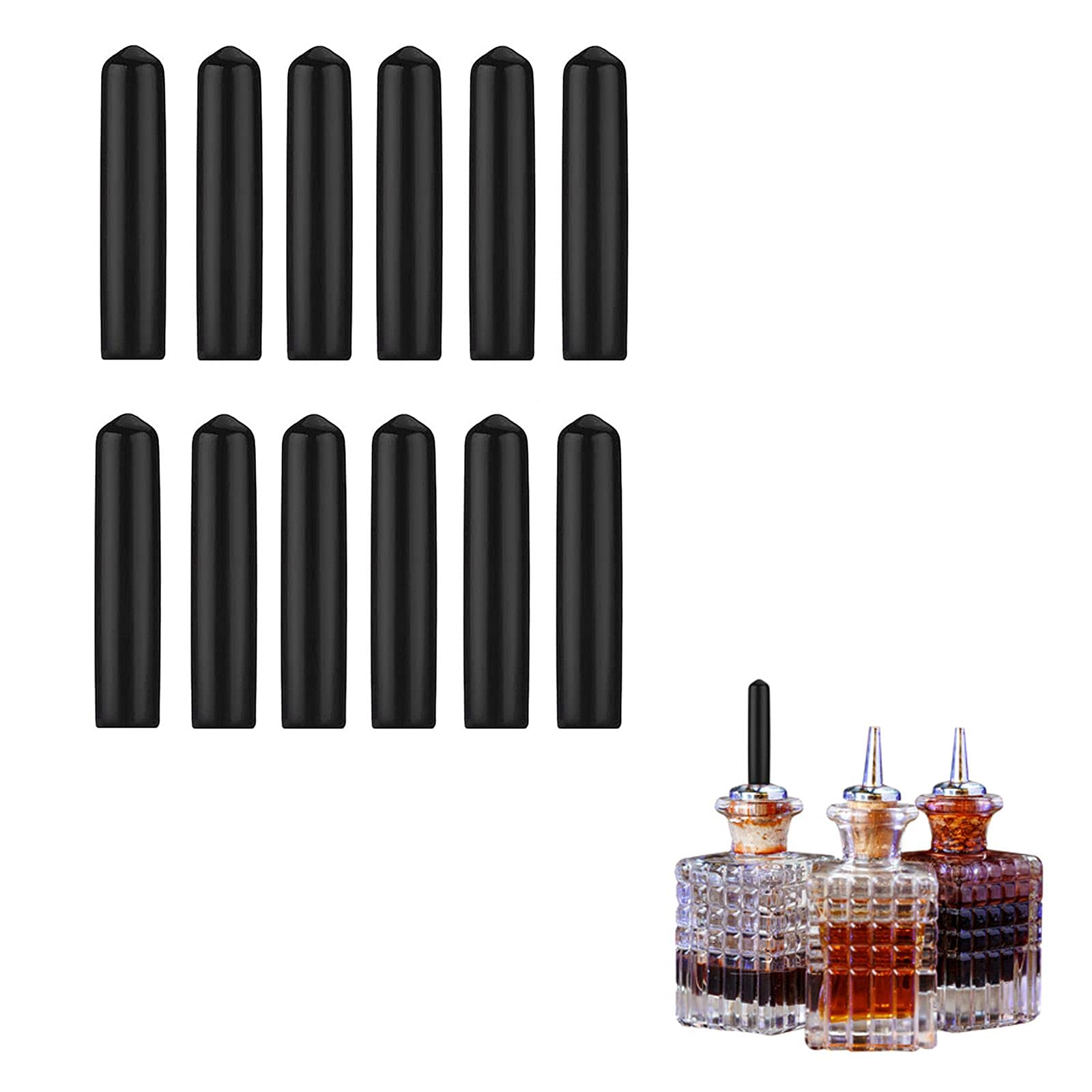 westmark-44472270-lot-de-12-capuchons-de-protection-pour-bec-verseur-noir image 2