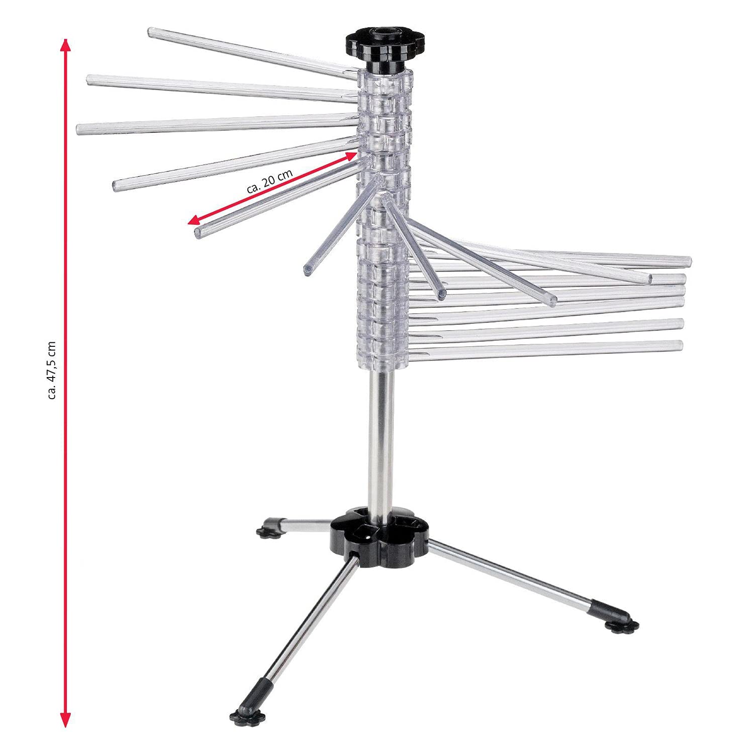 westmark-pasta-tree-61332260-s-choir-p-tes-avec-16-tiges-pliable-47-cm-plastique image 2