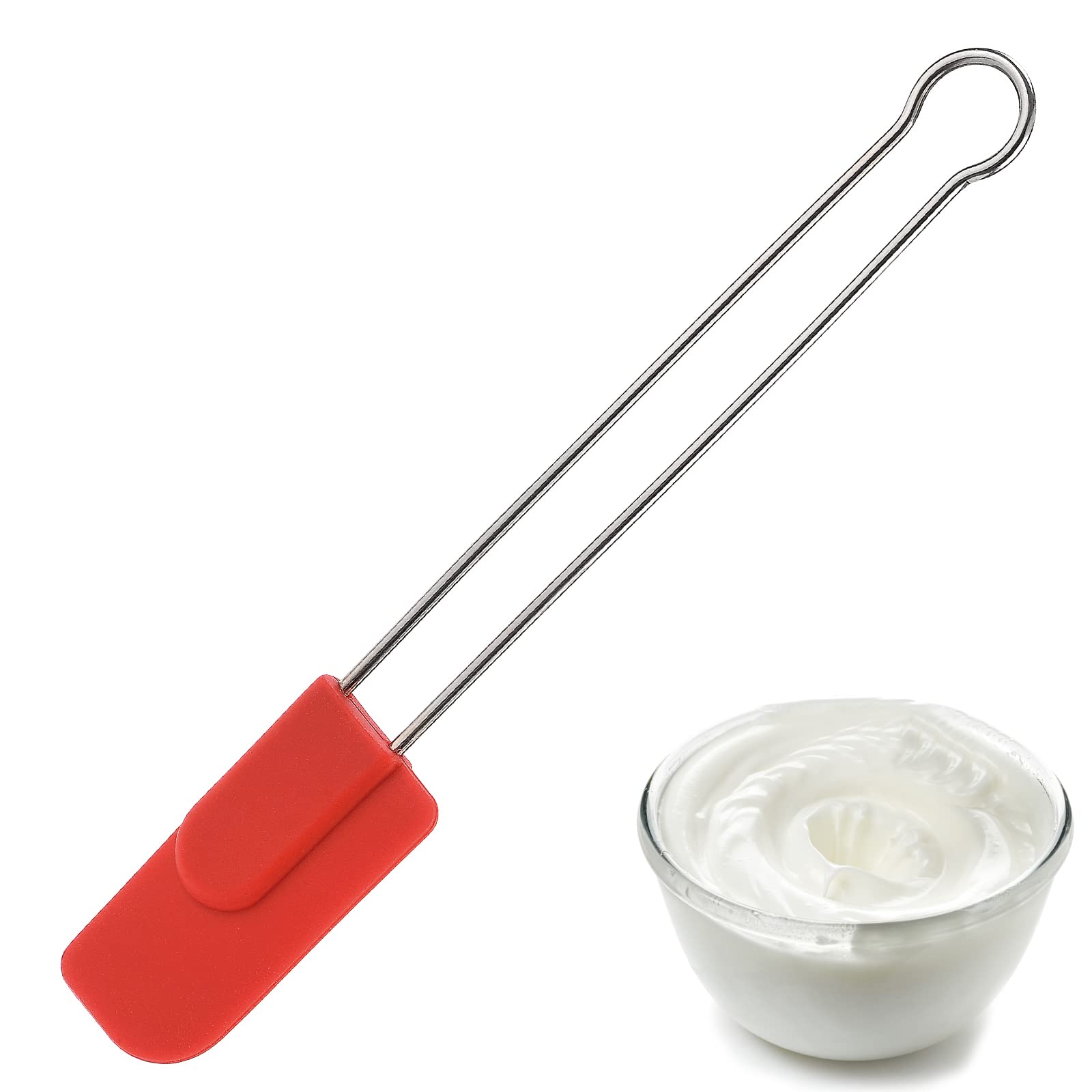 westmark-15472270-spatule-de-cuisine-en-silicone-avec-lame-troite-en-acier-inoxy image 2