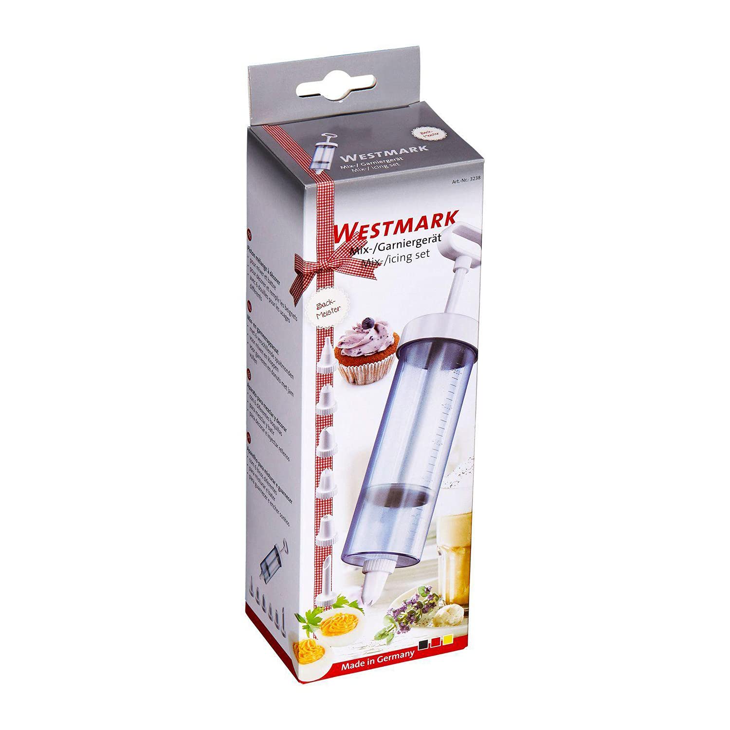 westmark-32382260-seringue-de-m-lange-et-de-gla-age-avec-6-douilles-280-ml-plast image 8