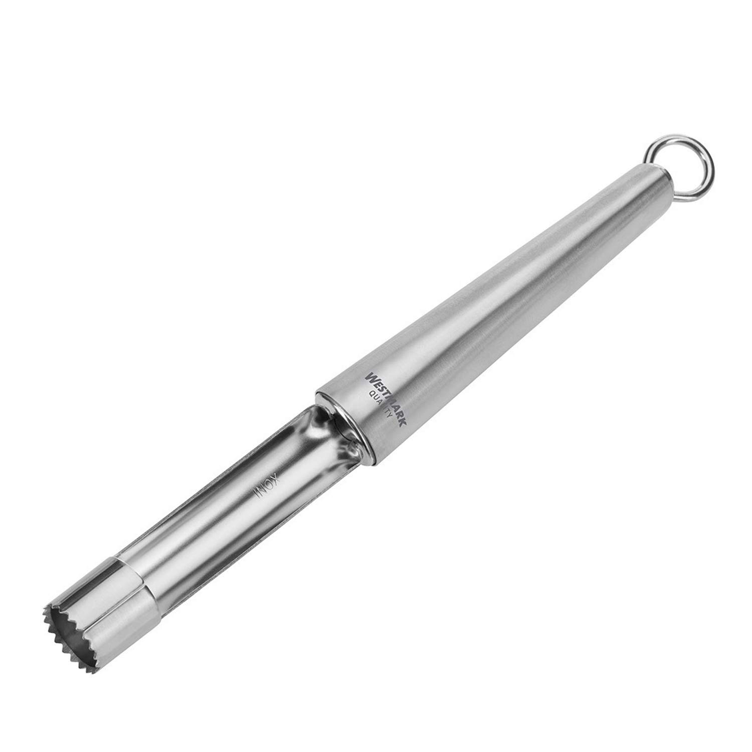 westmark-kernfix-13192260-vide-pomme-en-forme-de-pince-19-5-cm-plastique-argent image 4