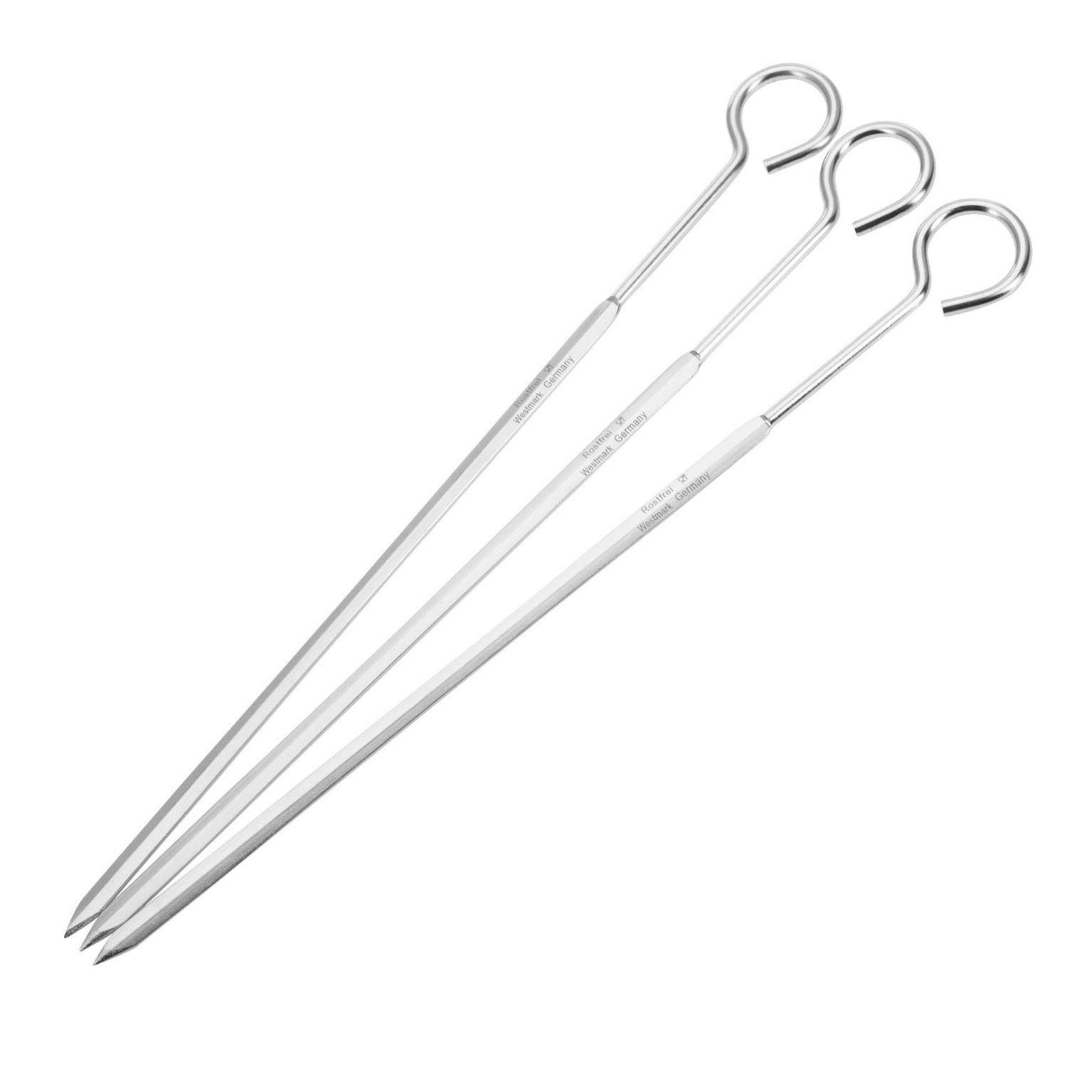 westmark-piques-brochettes-23-cm-acier-inoxydable-lot-de-3-r-f-12602270 image 1