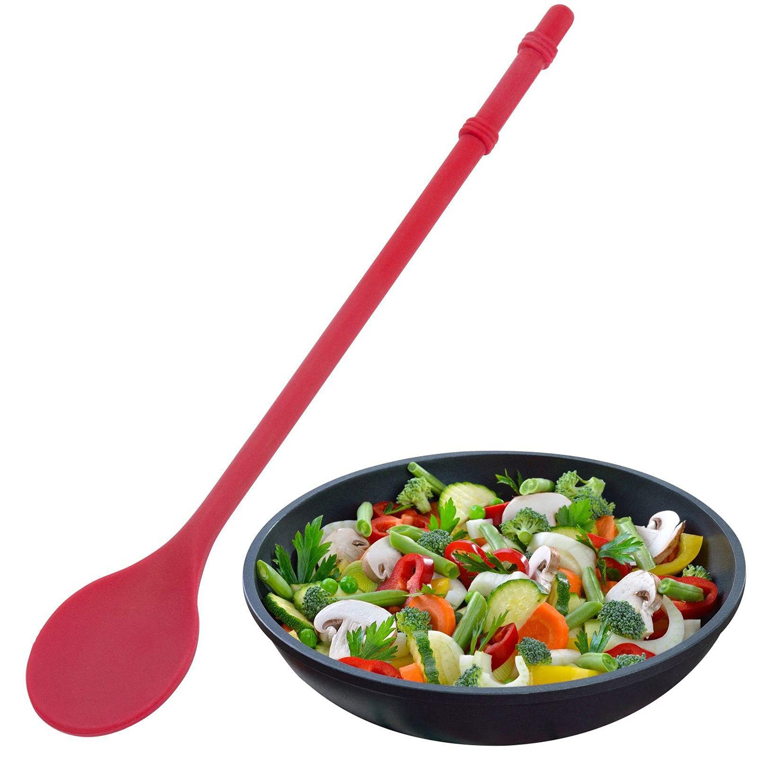 westmark-15662270-cuill-re-de-cuisine-en-silicone-28-2-cm-rouge image 2