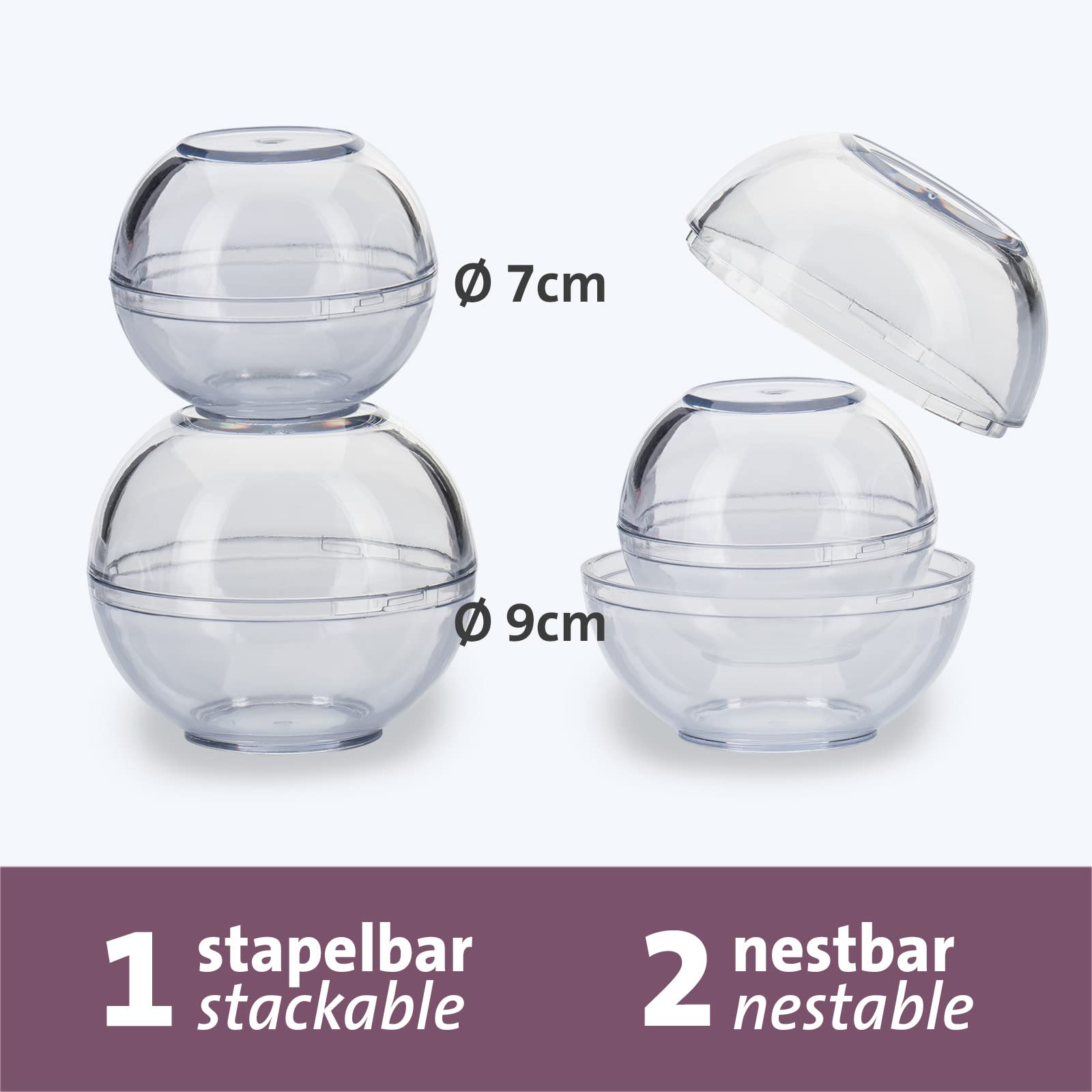 westmark-set-de-2-boules-de-conservation-empilables-7-cm-9-cm-plastique-sans-bpa image 4