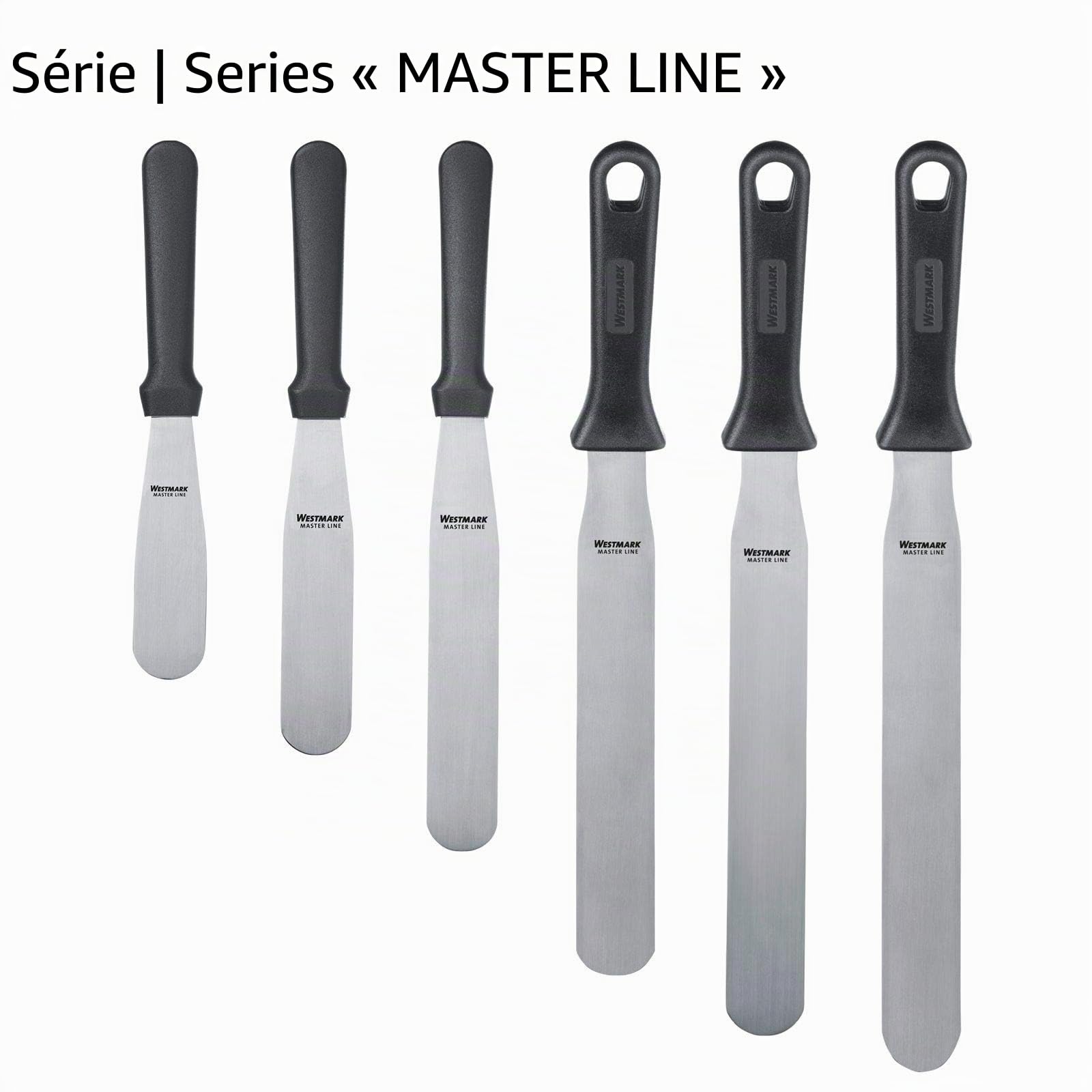 westmark-31182270-spatule-professionnelle-master-line-droite-flexible-22-5-cm-ac image 4
