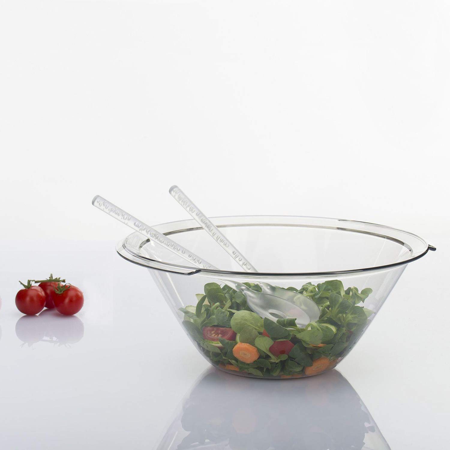 westmark-20922270-couverts-salade-bubbles-lot-de-2-27-5-cm-plastique-san-transpa image 5