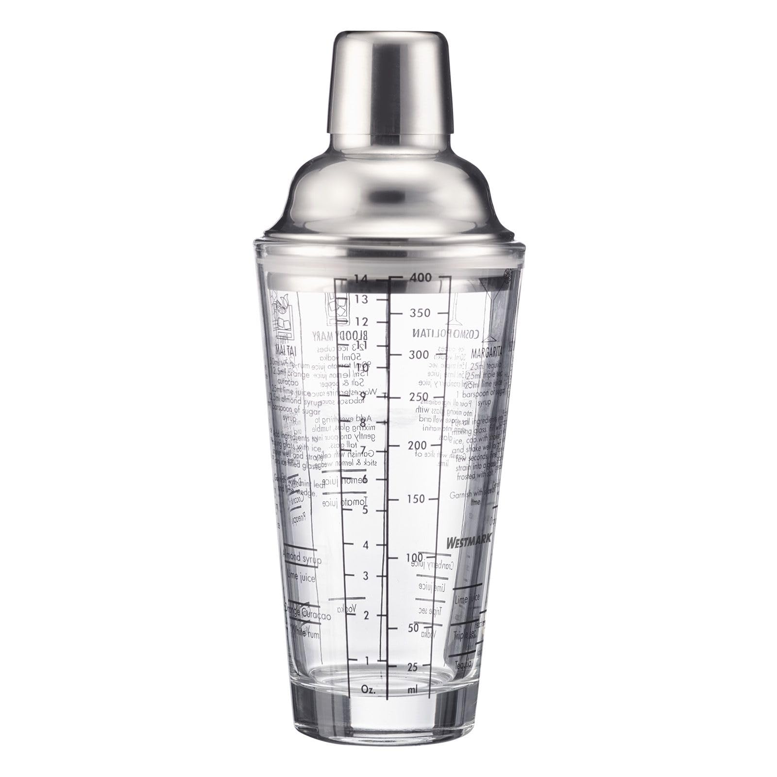 westmark-sam-shaker-cocktail-avec-chelle-et-passoire-int-gr-e-acier-inoxydable-1 image 1