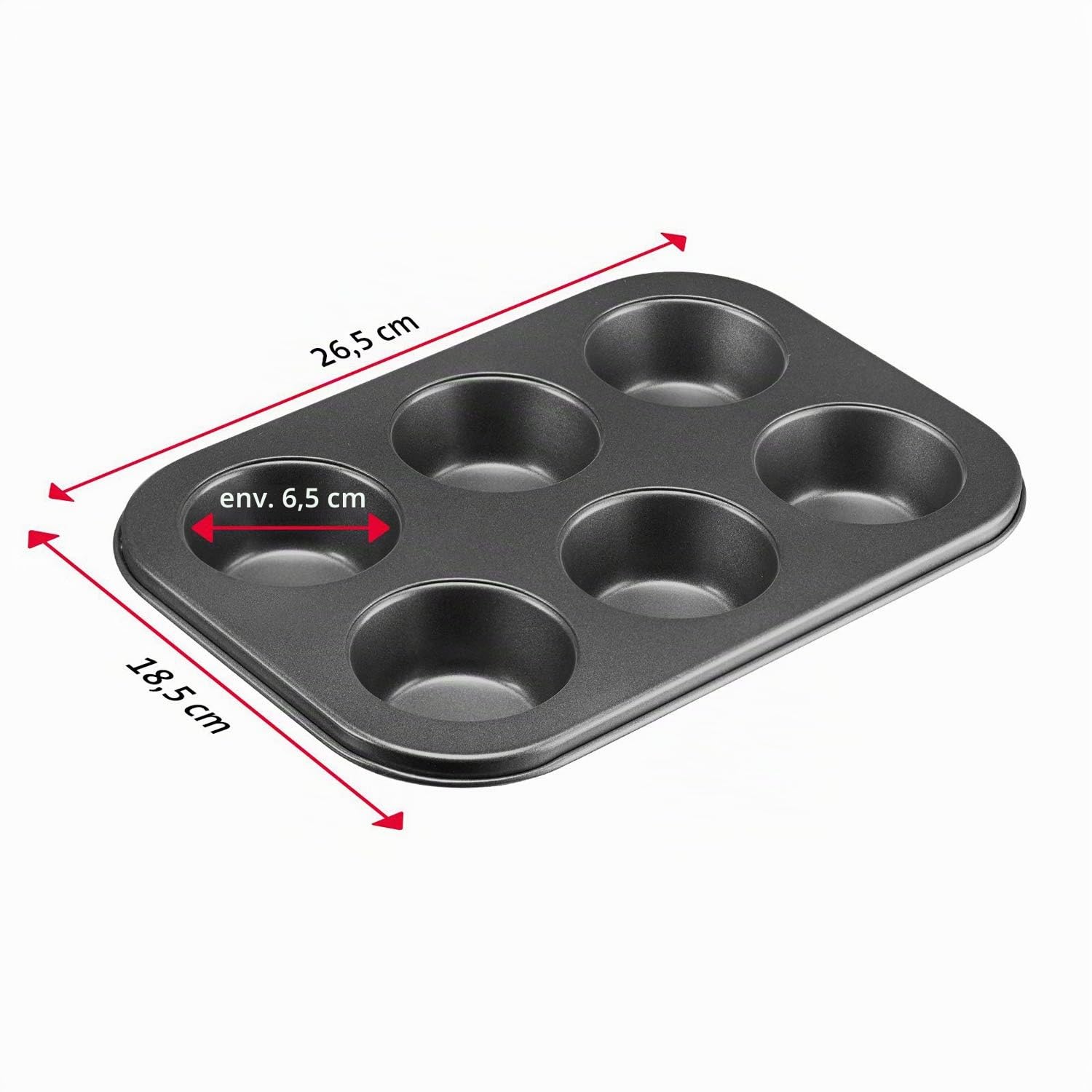 westmark-back-meister-moule-muffins-6-cavit-s-antiadh-sif-acier-lamin-froid-jusq image 5