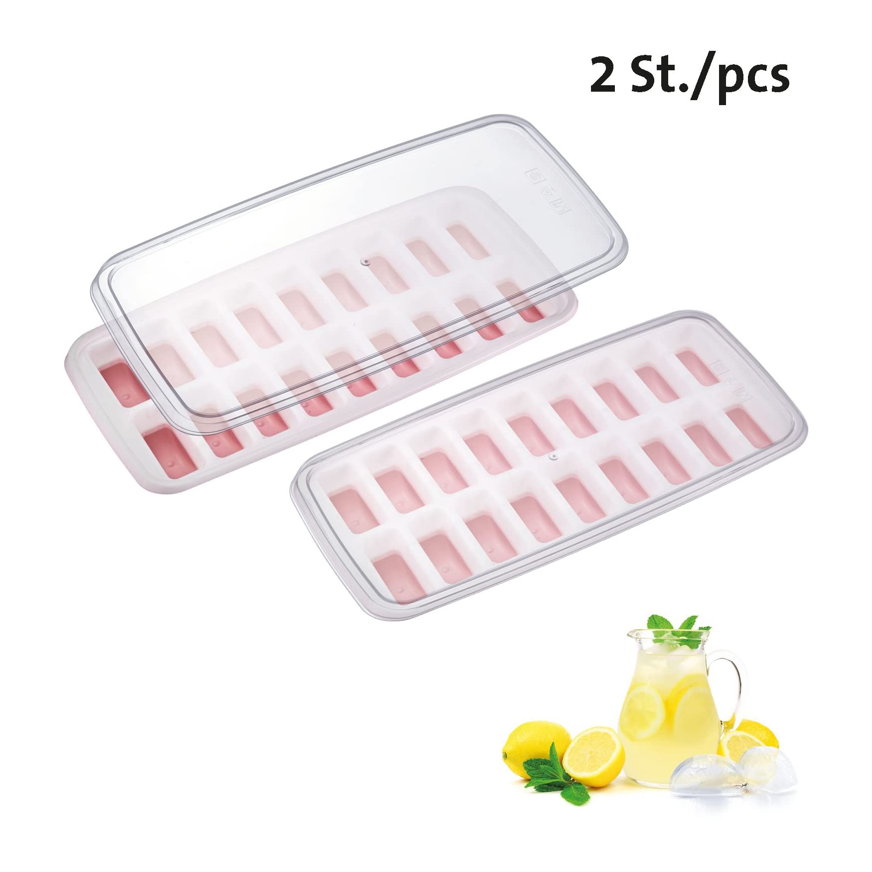 westmark-luna-52292270-lot-de-2-bacs-gla-ons-en-plastique-avec-couvercle-2-18-cu image 2