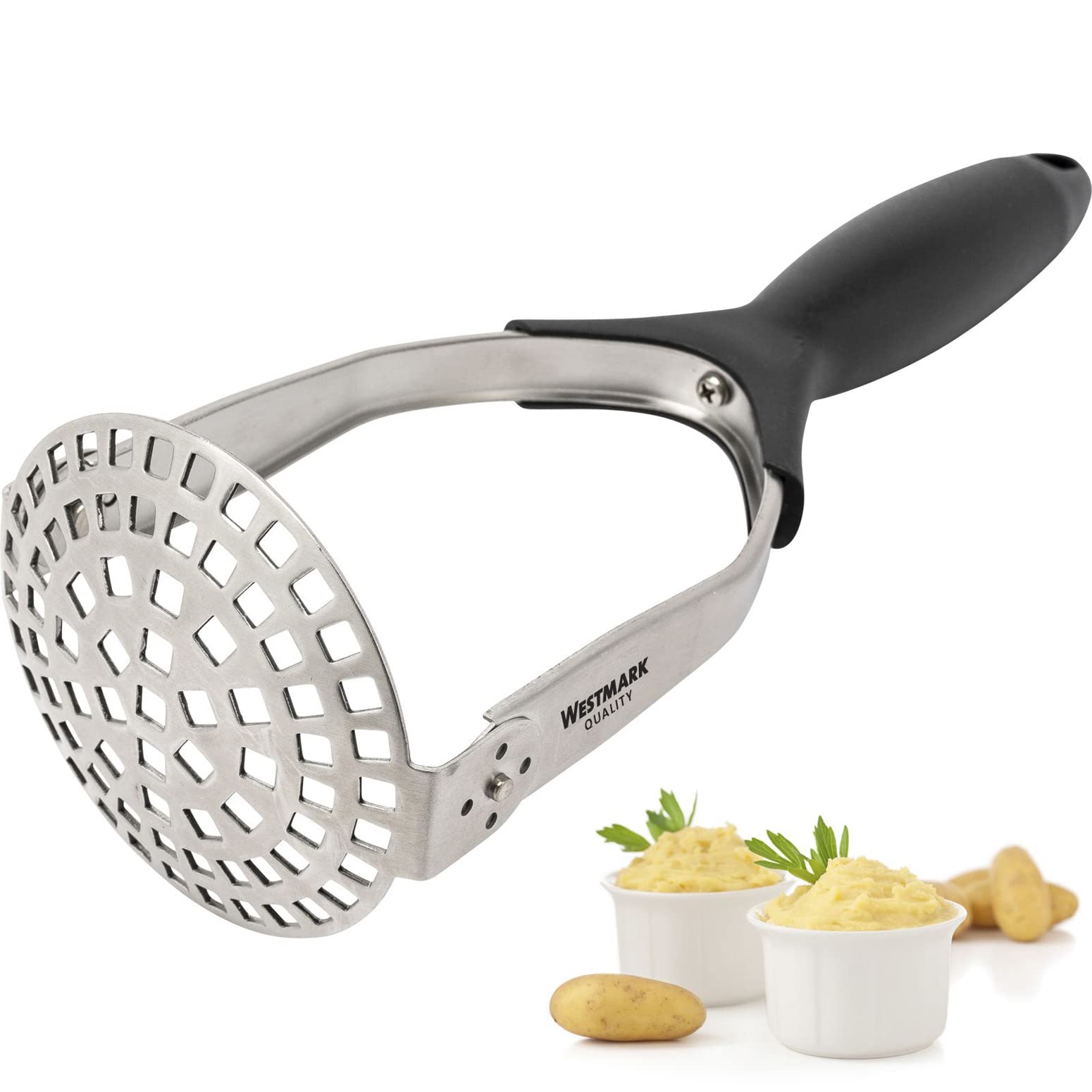 westmark-sp-cial-61282270-presse-pur-e-pliable-en-acier-inoxydable-perforation-c image 2