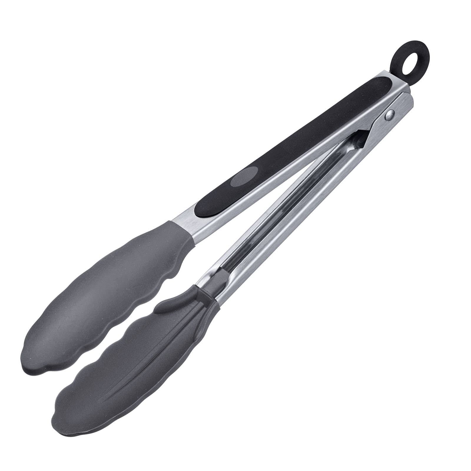 westmark-mini-classique-pince-de-service-21-cm-silicone-antiadh-sive-acier-inoxy image 1