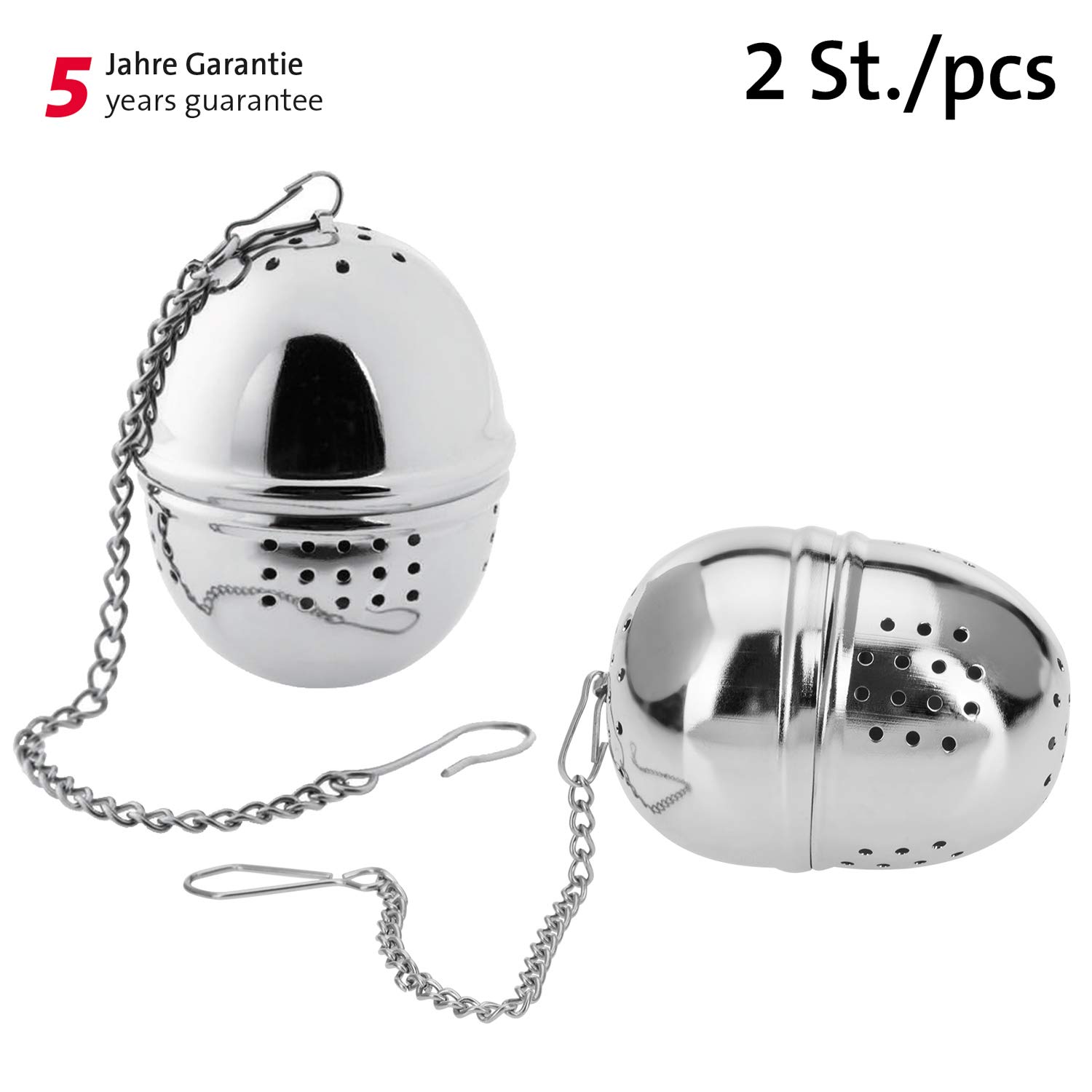 westmark-153622e3-ufs-th-ovales-teatime-2-pi-ces-4-cm-inox-argent-avec-crochet image 2