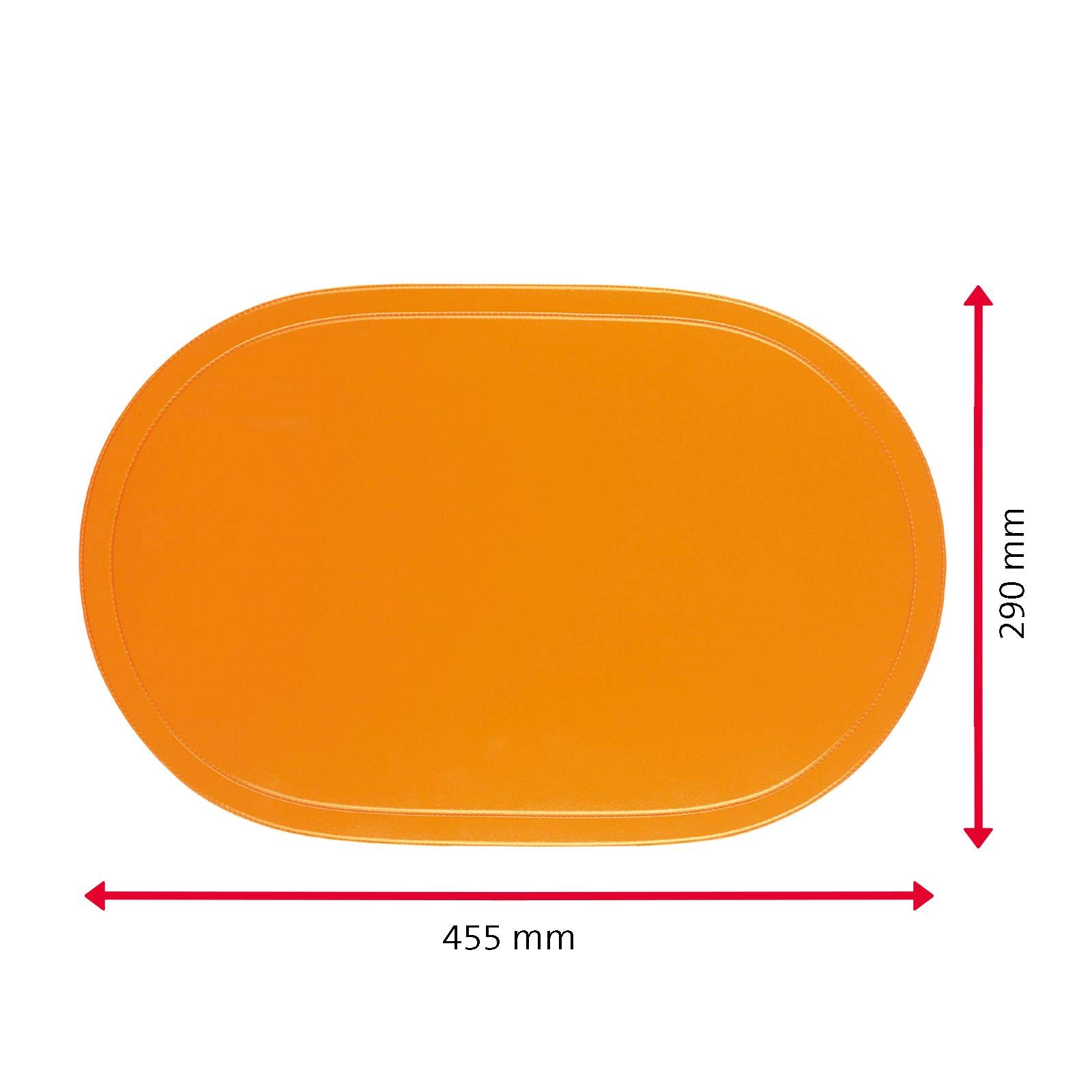 westmark-saleen-fun-set-de-4-sets-de-table-vinyle-45-5-x-29-cm-orange-0105810115 image 6