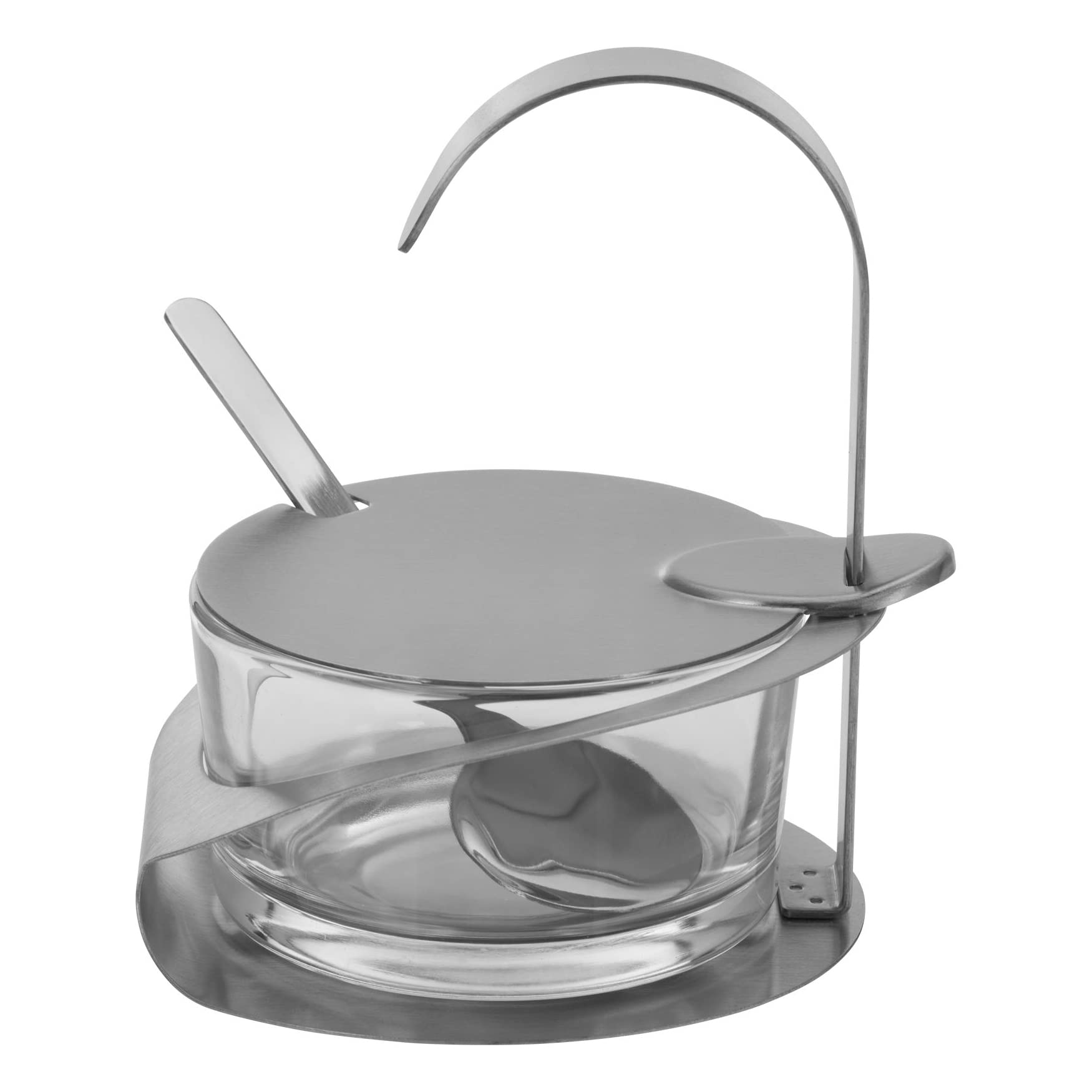 westmark-65112260-wien-pot-parmesan-sucre-4-pi-ces-150-ml-en-verre-et-acier-inox image 3