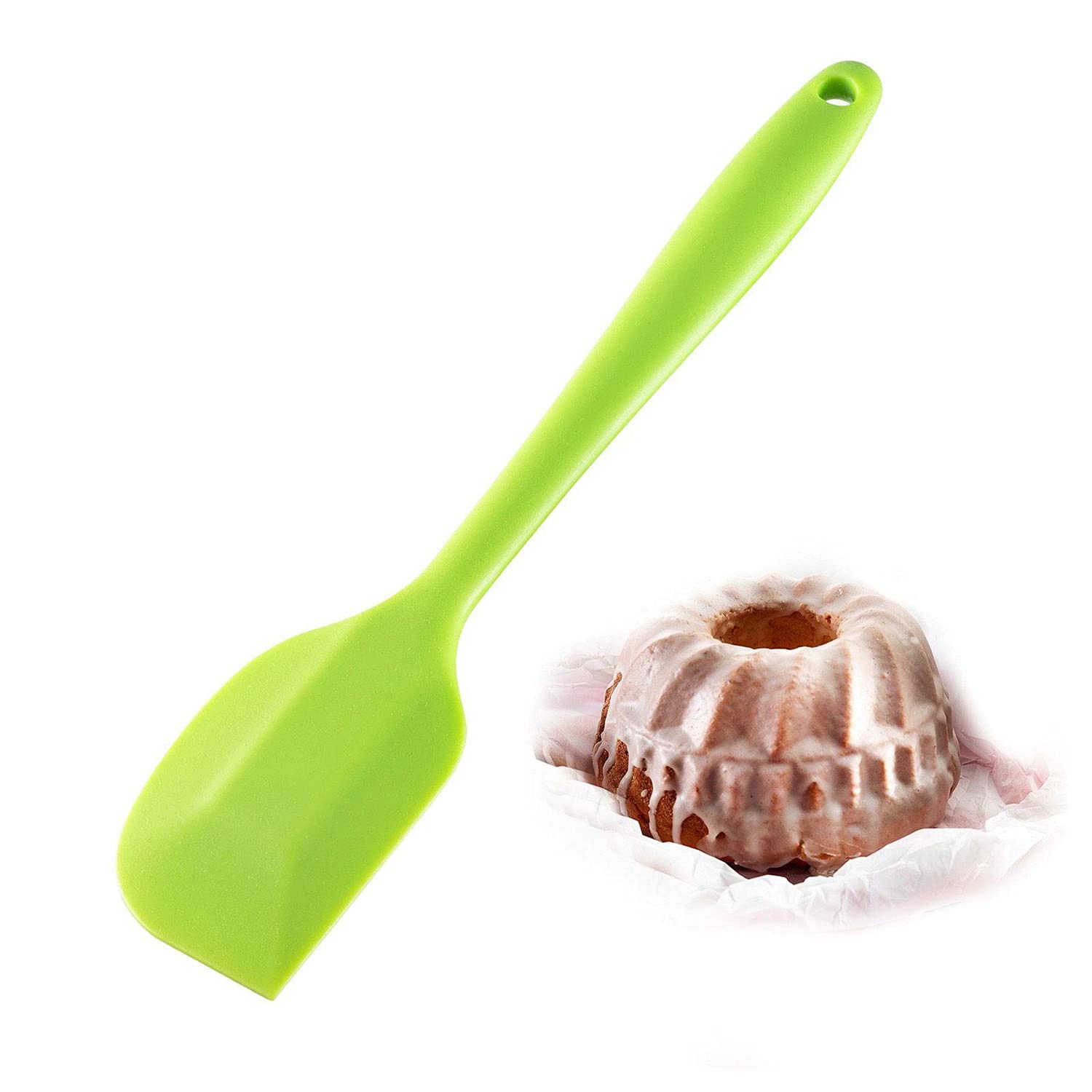 westmark-1554227g-spatule-de-cuisine-et-p-te-en-silicone-verte-27-7-cm image 2