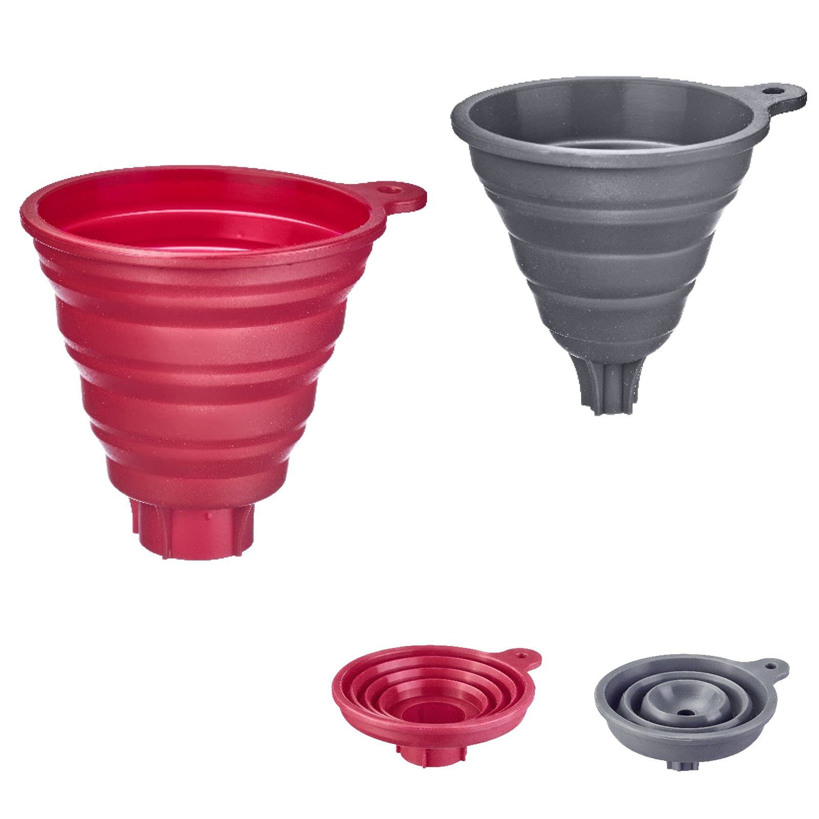 westmark-21212270-lot-d-entonnoirs-en-silicone-2-pi-ces-10-et-11-cm-retroussable image 2