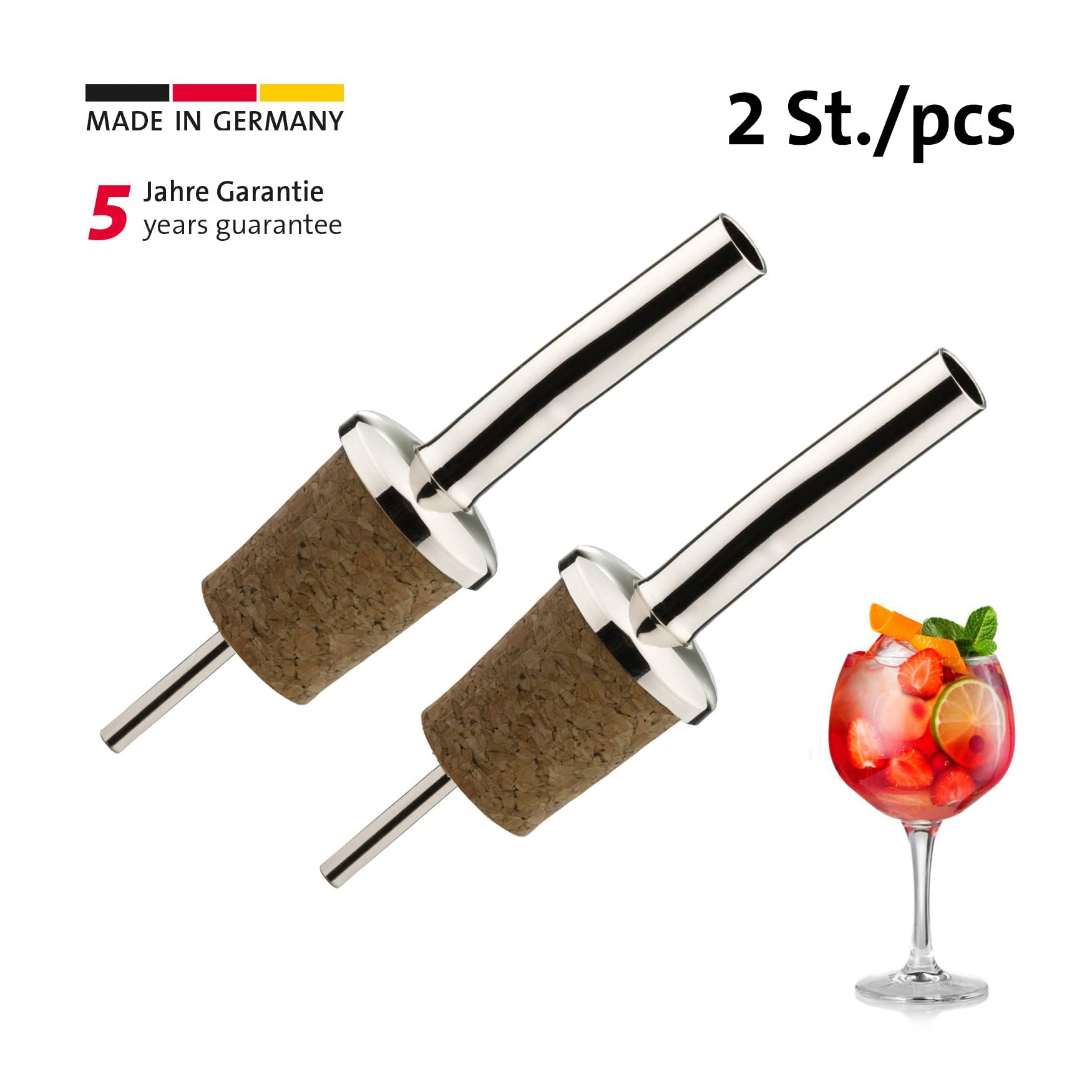 westmark-42002280-becs-verseurs-classic-standard-2-pi-ces-li-ge-laiton-bouteille image 2