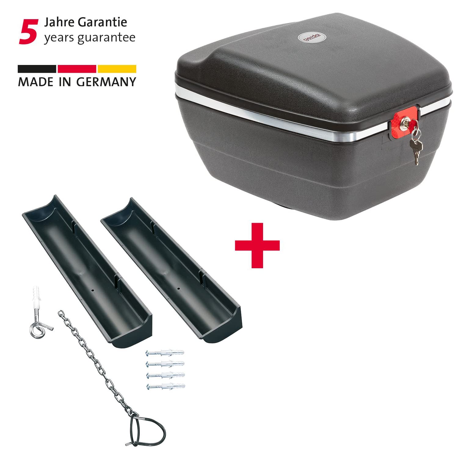 westmark-touring-5430gee9-coffre-de-v-lo-verrouillable-14-litres-avec-support-mu image 2