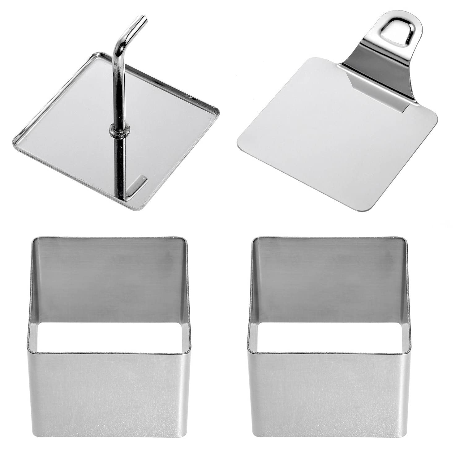 westmark-16342260-emporte-pi-ce-carr-lot-de-4-en-m-tal-6-5-x-6-5-cm-d-coupe-p-te image 1