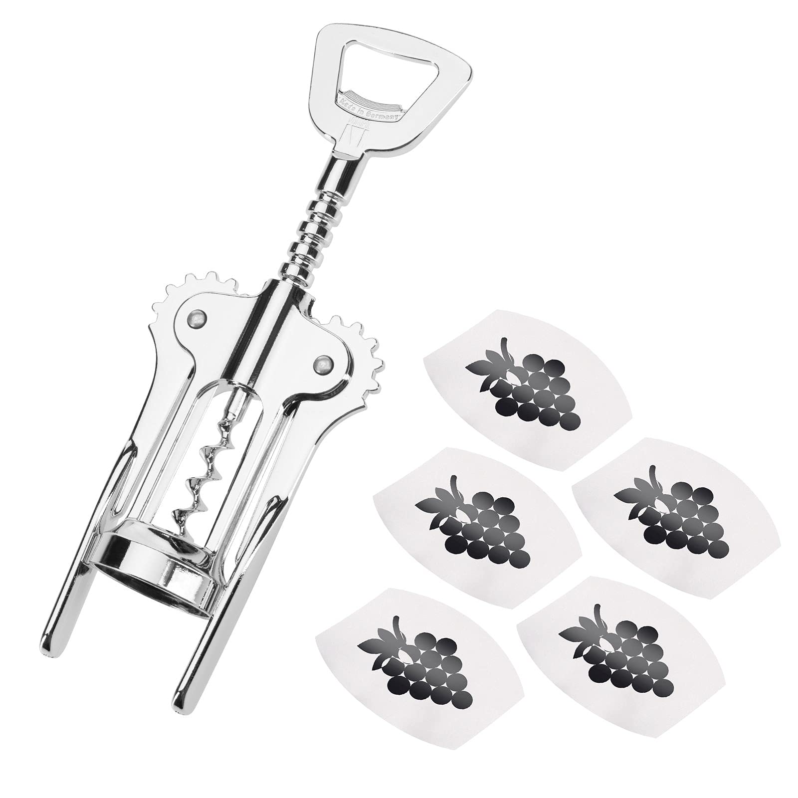 westmark-615533e6-set-tire-bouchon-levier-safety-pedro-6-pi-ces-5-becs-verseurs- image 1