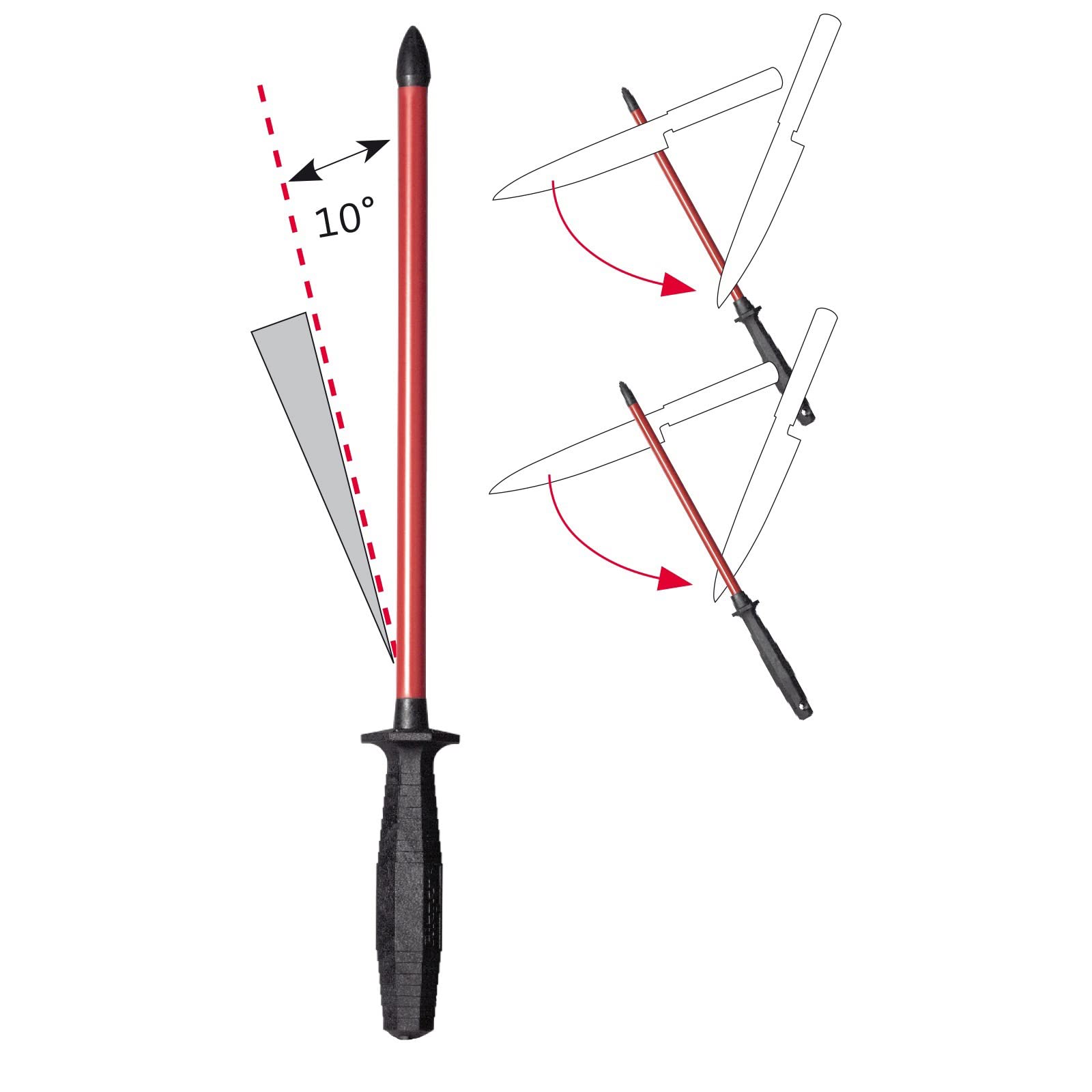 westmark-sieger-long-life-197122e6-fusil-aiguiser-en-rubis-fritt-35-3-cm-avec-pr image 7