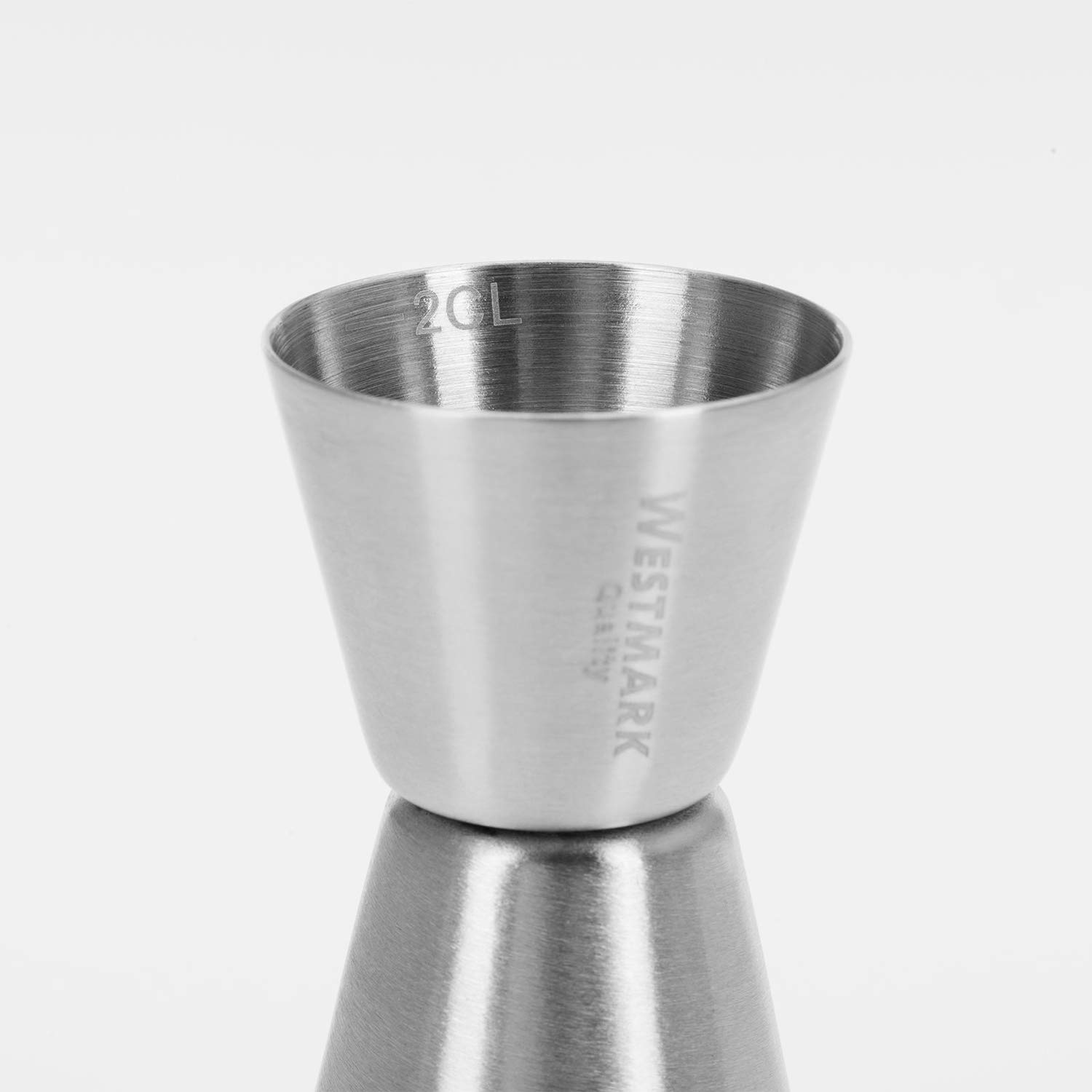 westmark-jigger-mesure-de-bar-inox-2-4-cl-forme-sablier-argent-62772260 image 4