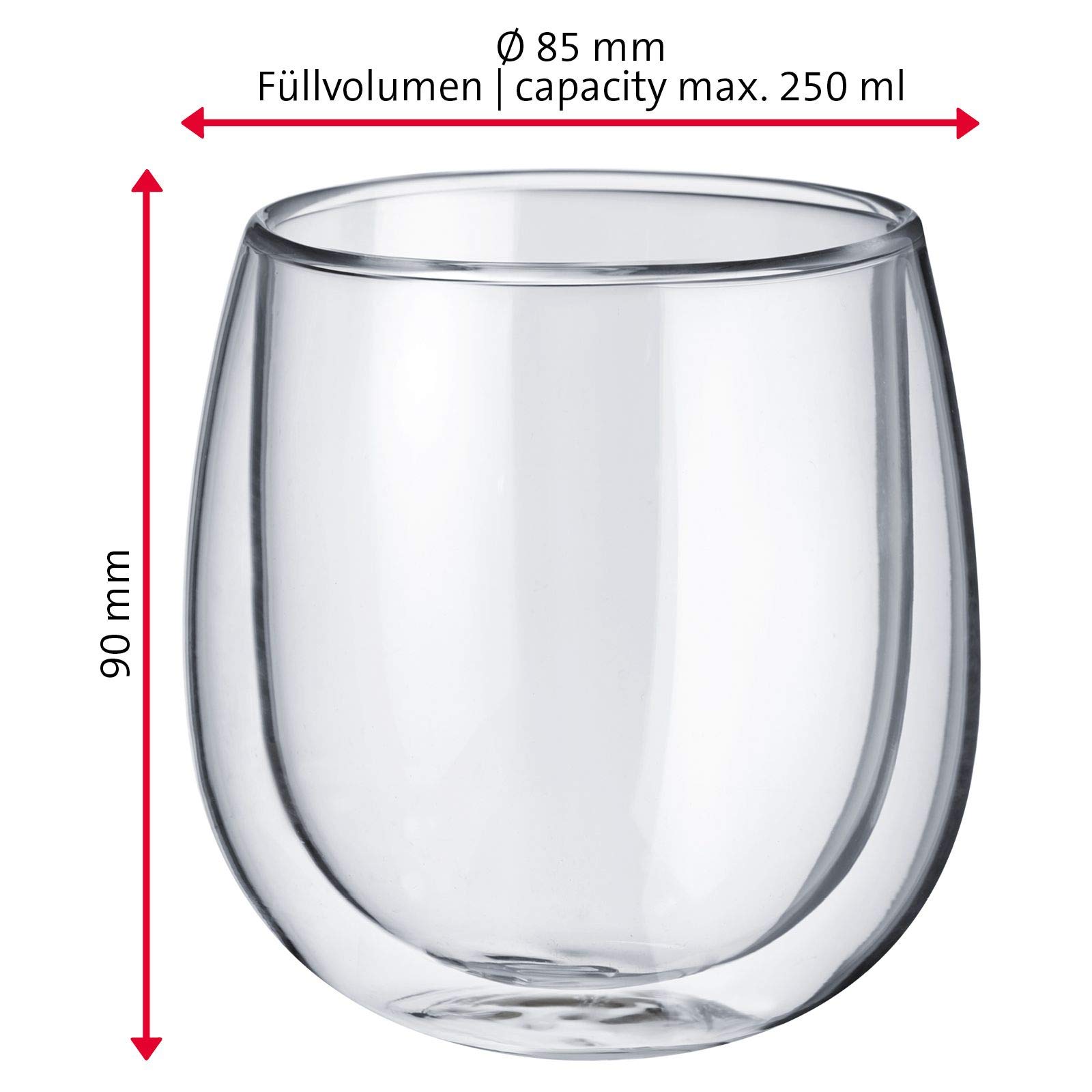 westmark-24942260-set-de-2-verres-double-paroi-250-ml-en-verre-borosilicat-souff image 6