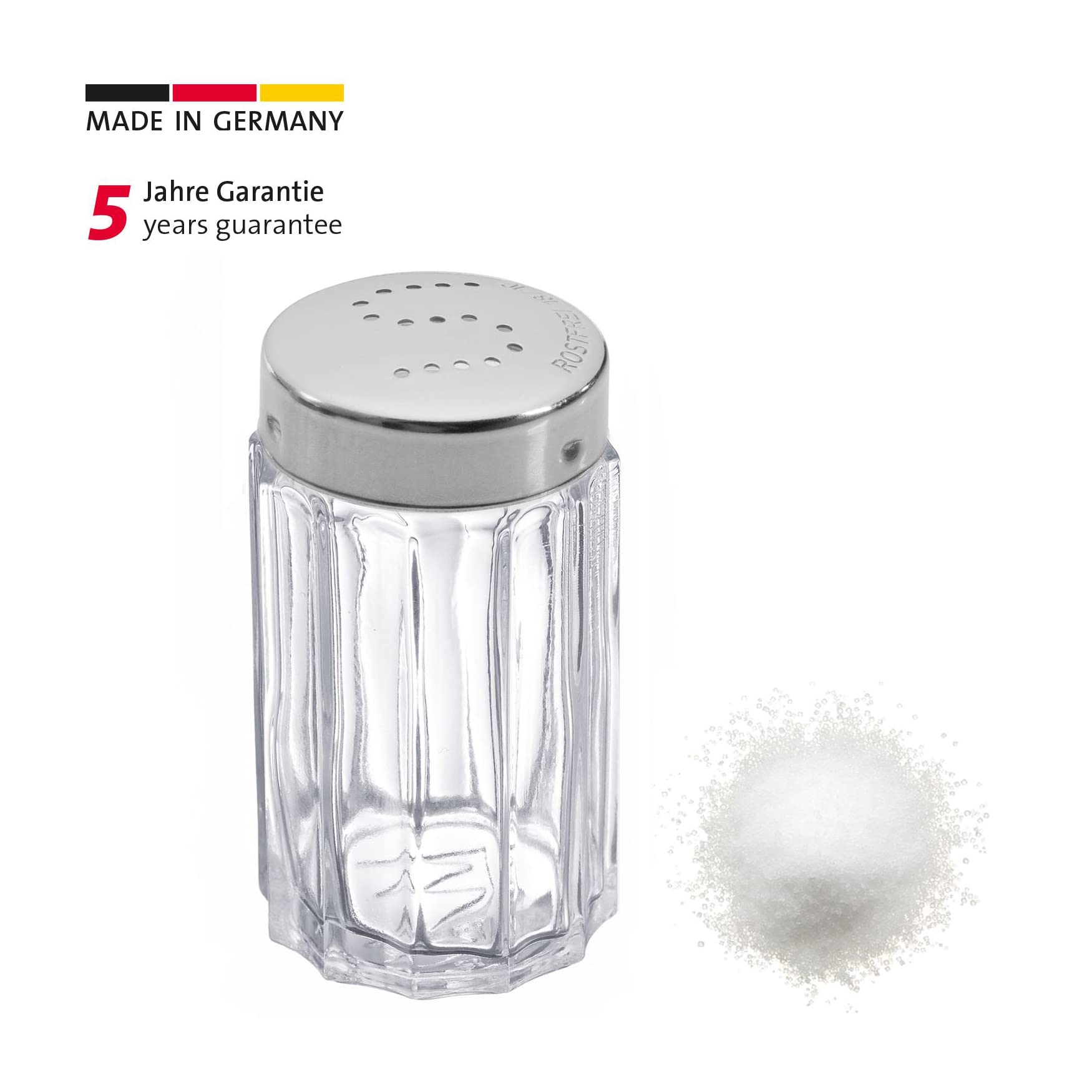 westmark-sali-res-traditionell-set-de-10-verre-acier-inoxydable-50-ml-argent-tra image 2