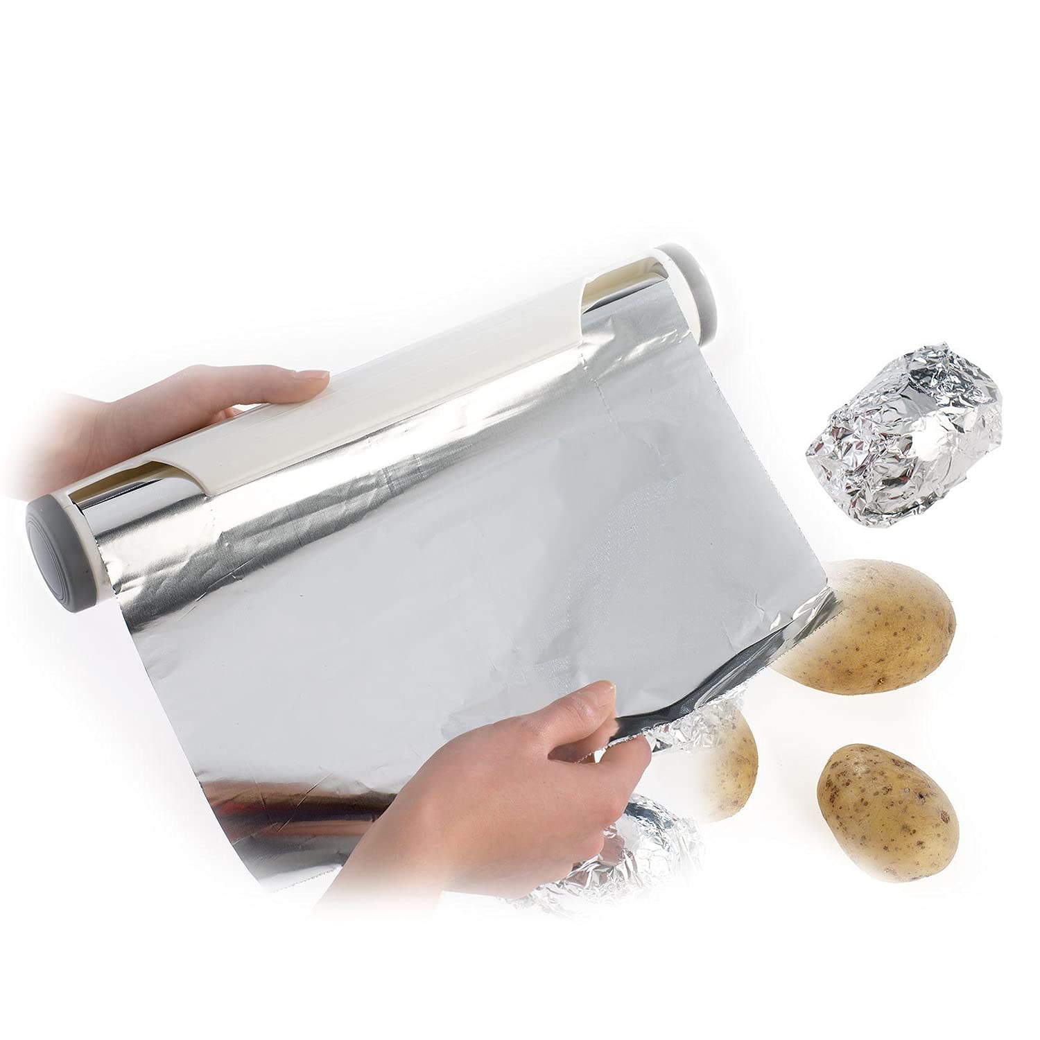 westmark-52342260-distributeur-de-film-alimentaire-avec-coupe-lame-dentel-e-plas image 3