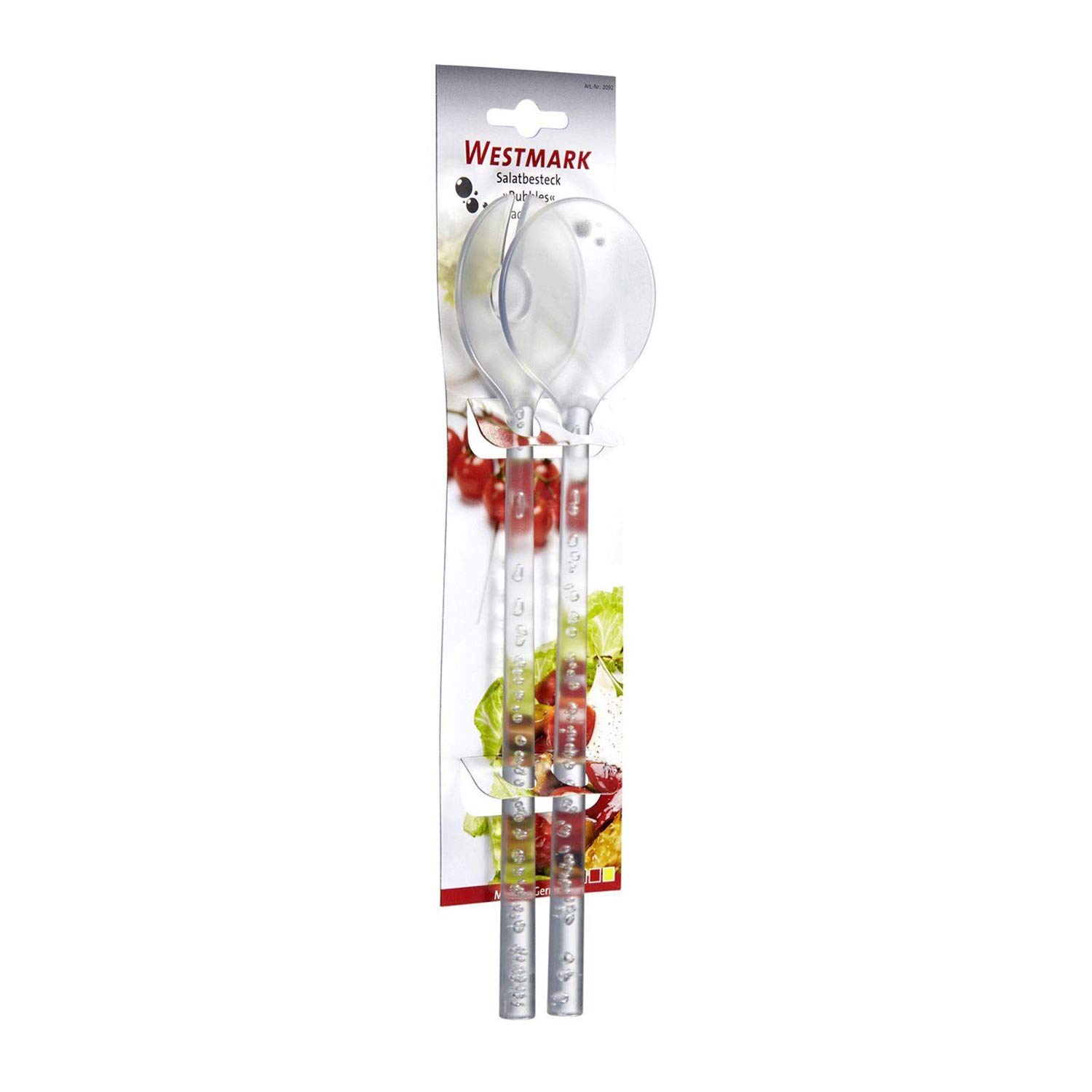 westmark-20922270-couverts-salade-bubbles-lot-de-2-27-5-cm-plastique-san-transpa image 7