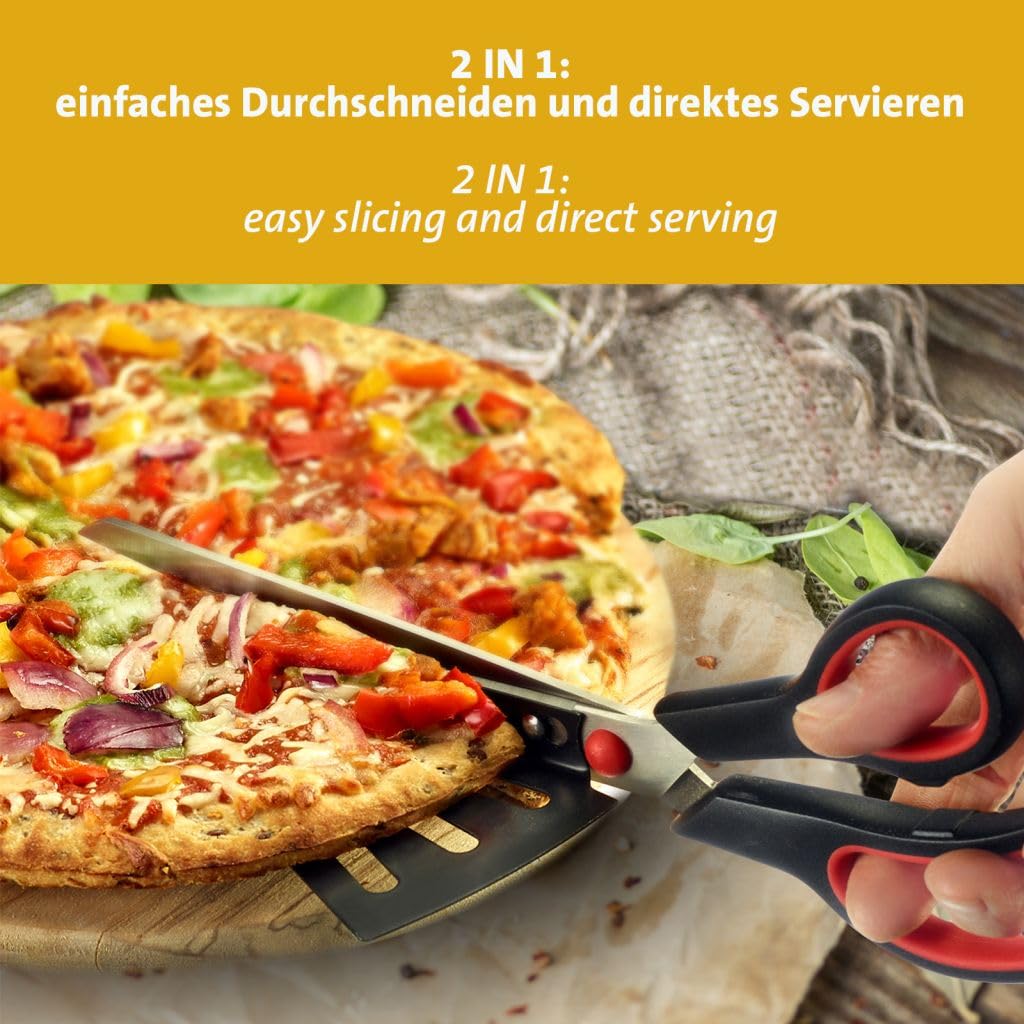 westmark-antonio-ciseaux-pizza-avec-pelle-pizza-int-gr-e-acier-inoxydable-poign- image 3