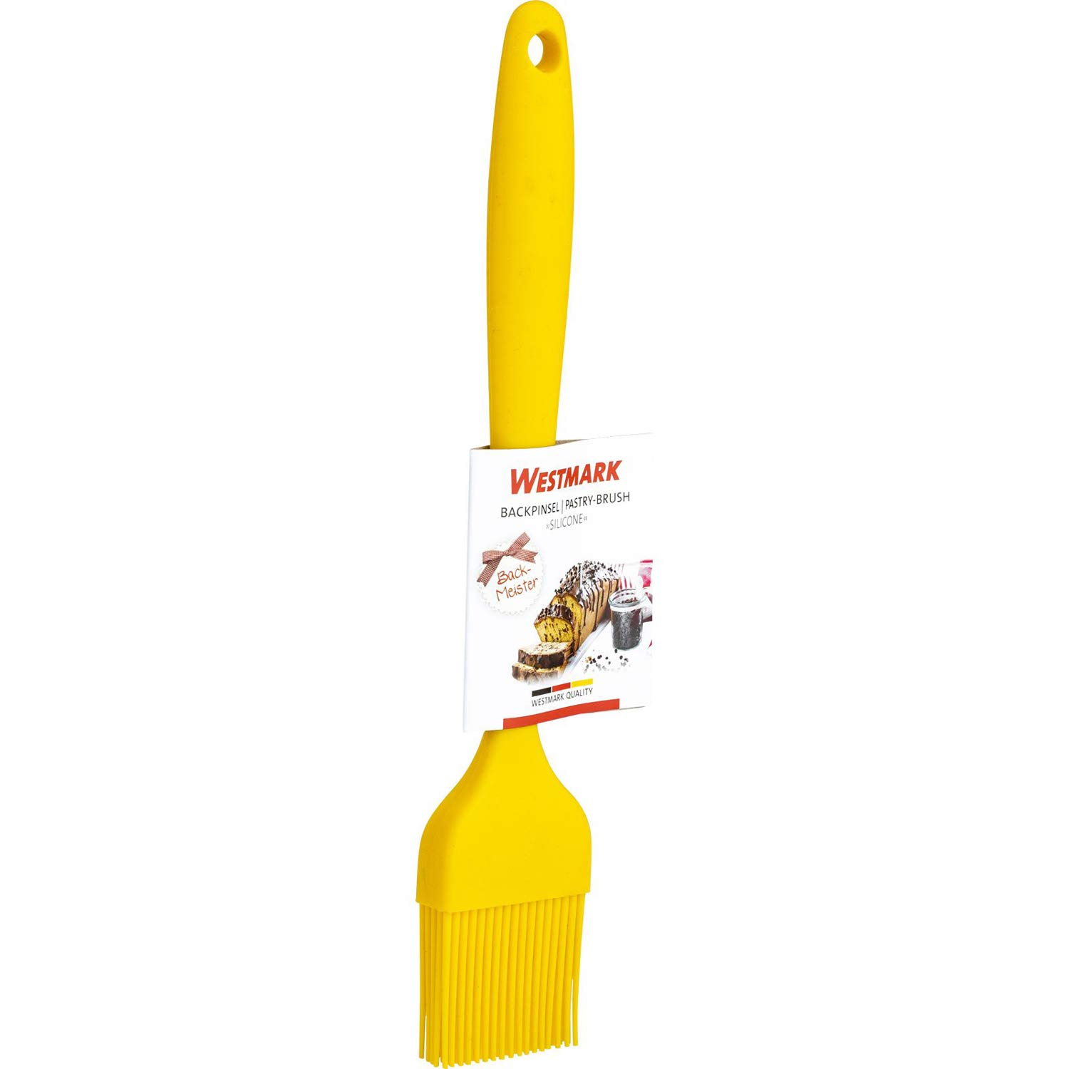 westmark-1556227y-pinceau-badigeonner-et-p-tisserie-silicone-jaune-26-x-4-6-x-1- image 6