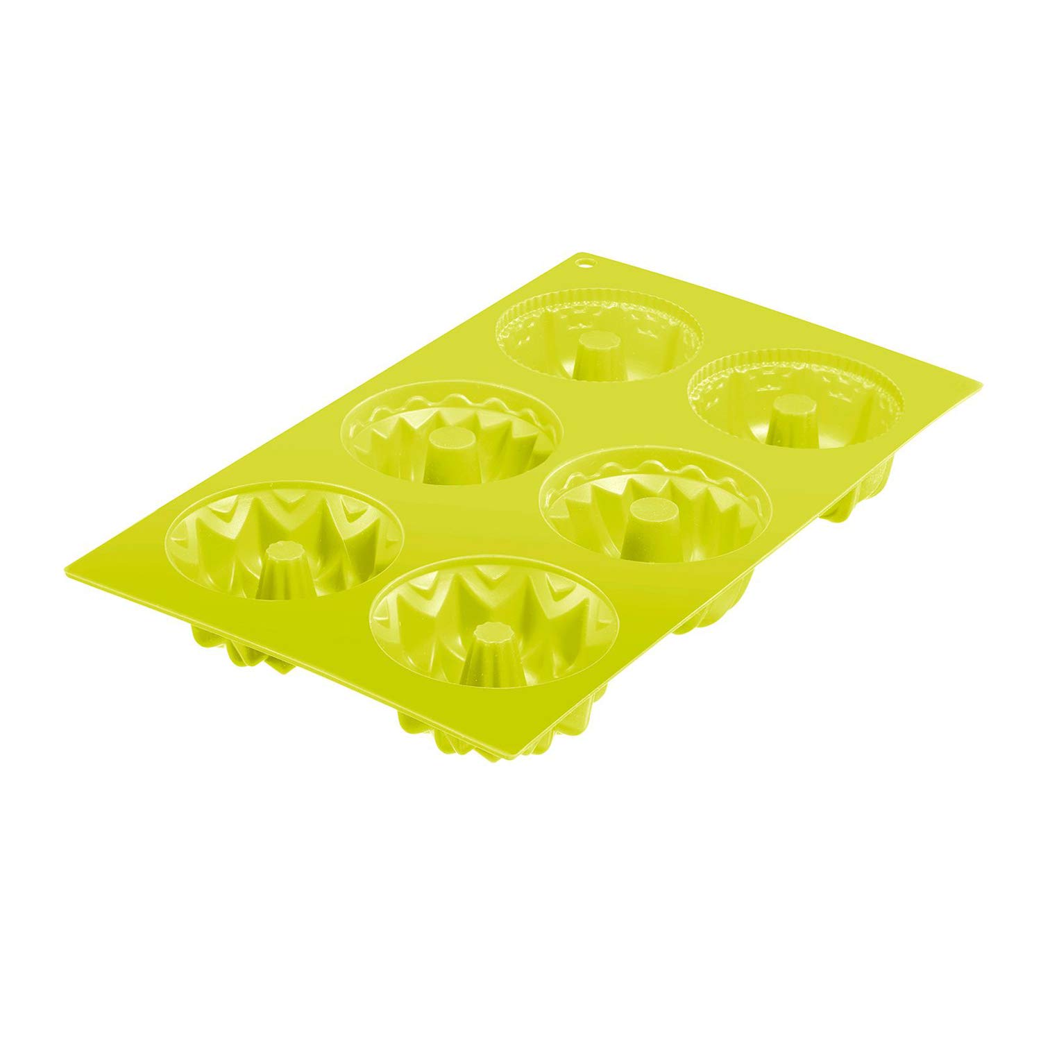 westmark-3017227g-trio-moule-muffins-silicone-vert-6-cavit-s-29-3-x-17-5-cm image 1
