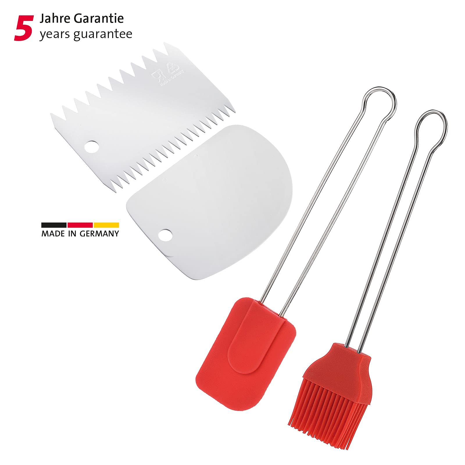 westmark-154422e6-r-pe-en-silicone-rouge-argent-blanc-pour-r-per-en-toute-s-curi image 2