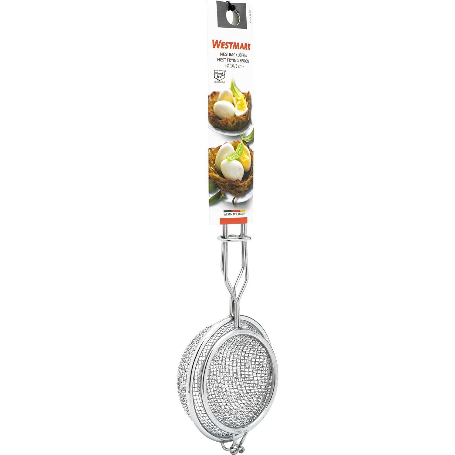 westmark-12432270-nid-friture-en-acier-inoxydable-8-et-10-cm-longueur-35-cm-pour image 7