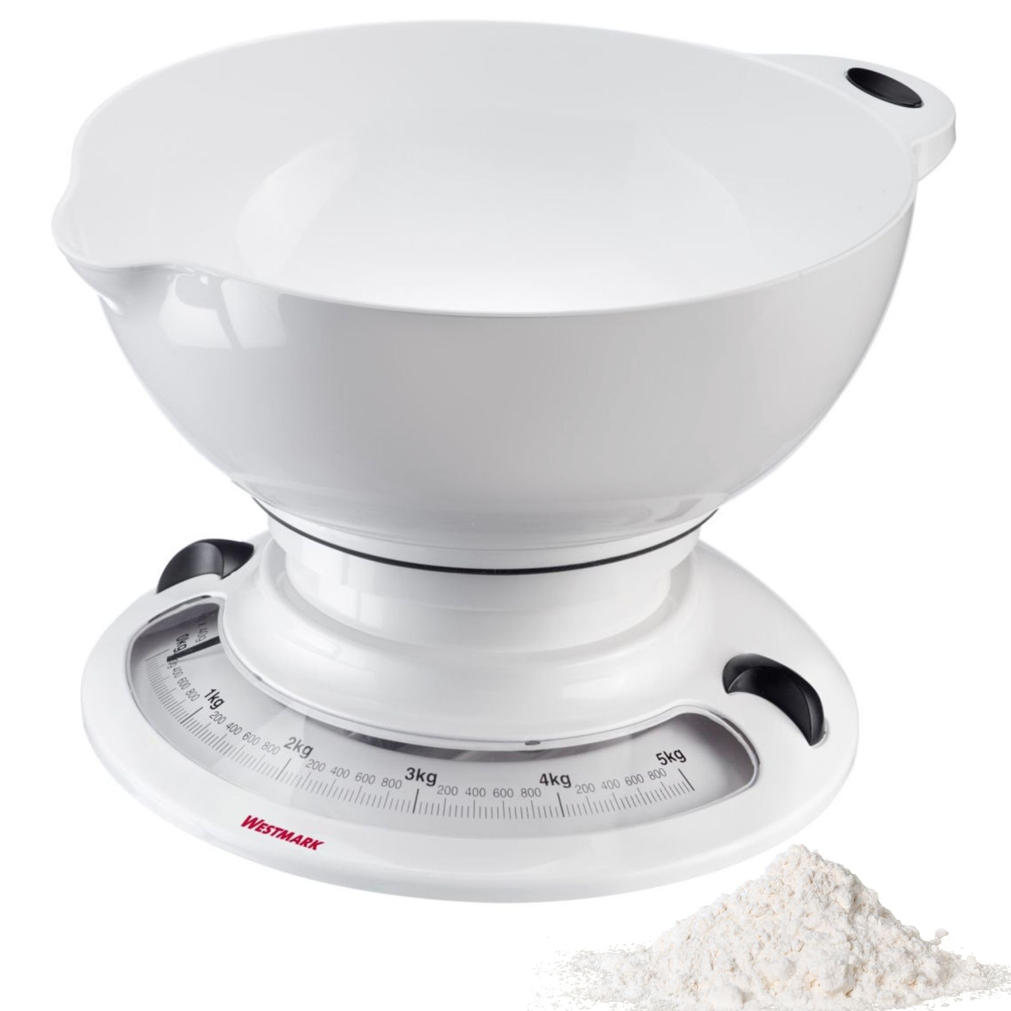 westmark-balance-de-cuisine-m-canique-avec-bol-m-langeur-2-3-l-balance-empilable image 1