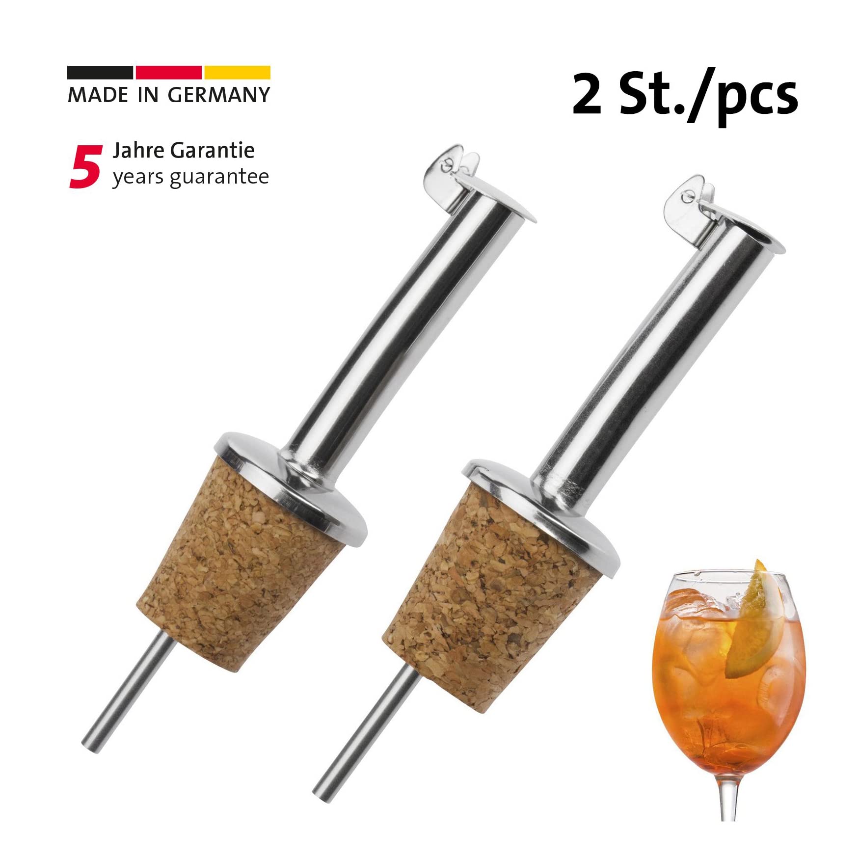 westmark-45502280-becs-verseurs-inox-pour-spiritueux-huile-et-vinaigre-lot-de-2- image 2