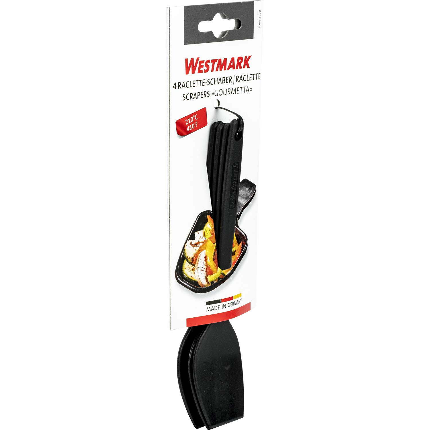 westmark-gourmetta-20452270-set-de-4-spatules-raclette-en-plastique-r-sistant-la image 8