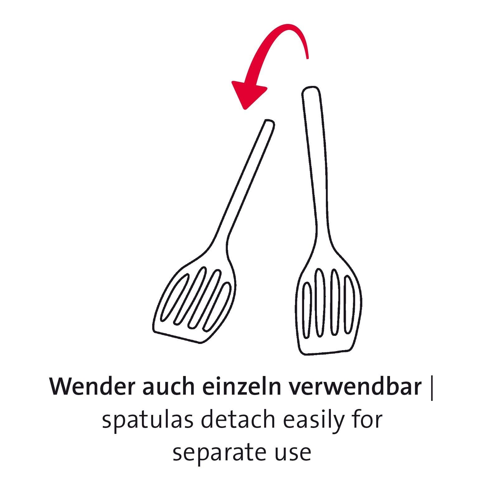 westmark-duetto-21102260-spatule-double-et-pince-barbecue-27-5-cm-en-aluminium-m image 7