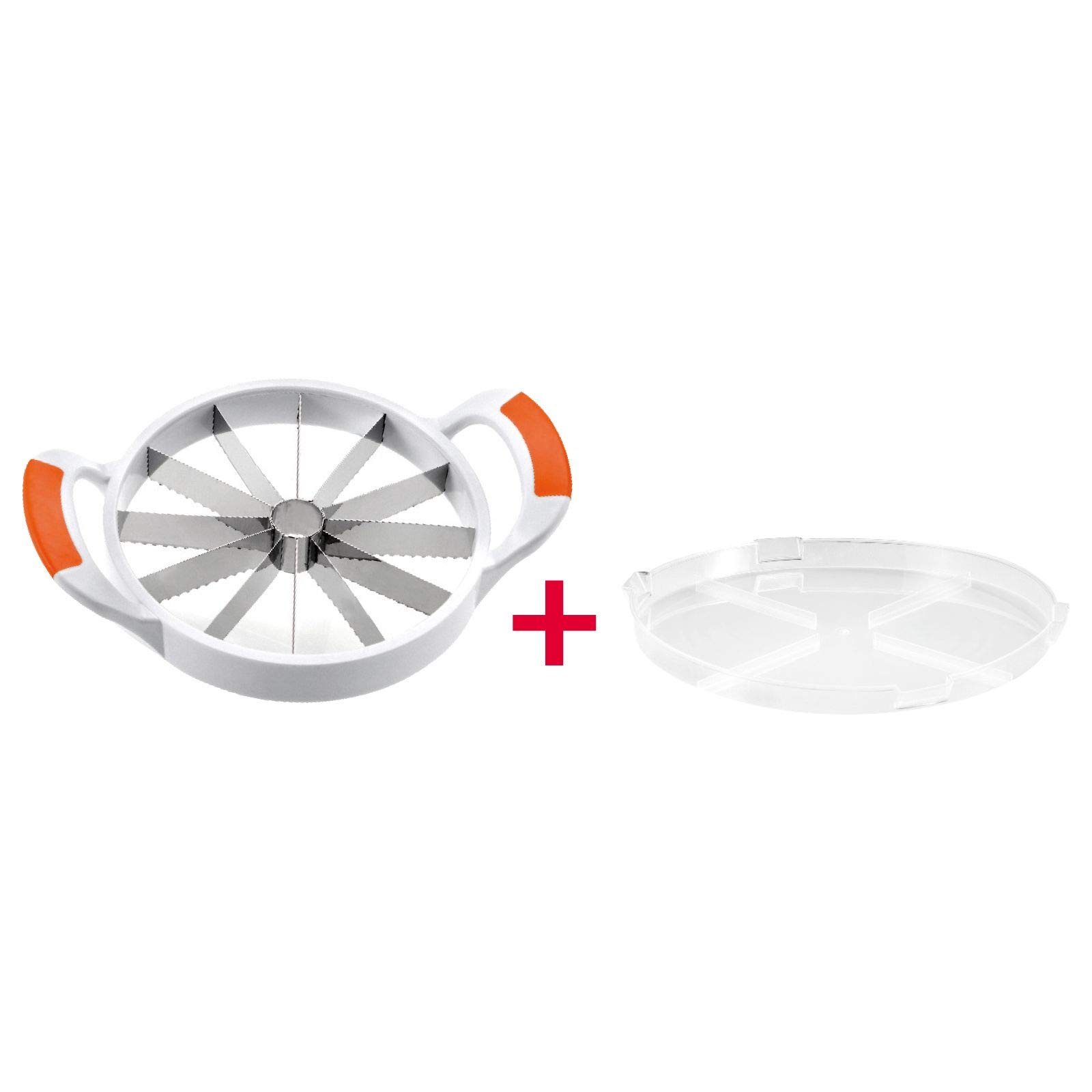 westmark-jumbo-coupe-melon-en-acier-inoxydable-jusqu-19-cm-12-parts-avec-prot-ge image 3