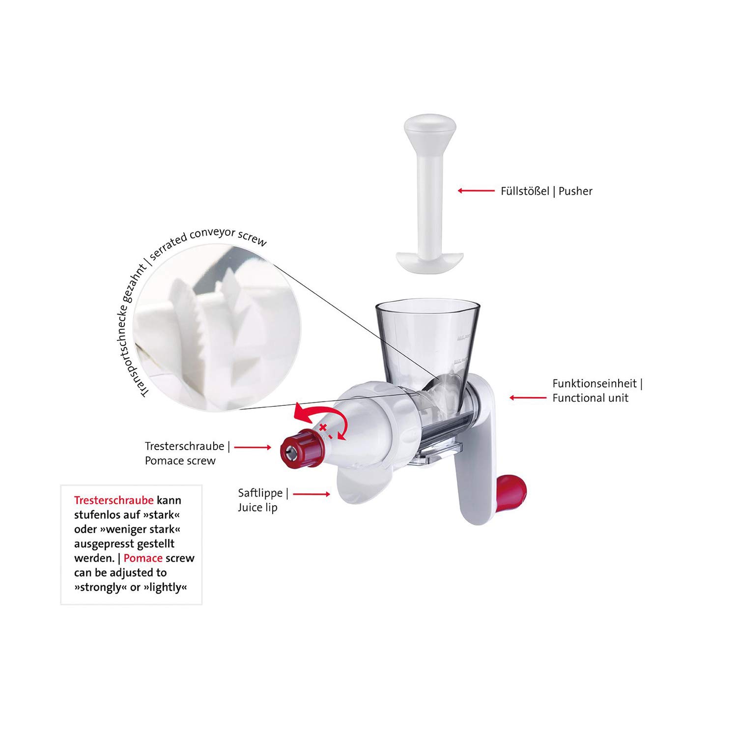westmark-vita-freund-97072260-set-accessoires-presse-jus-avec-r-cipient-jus-et-m image 5