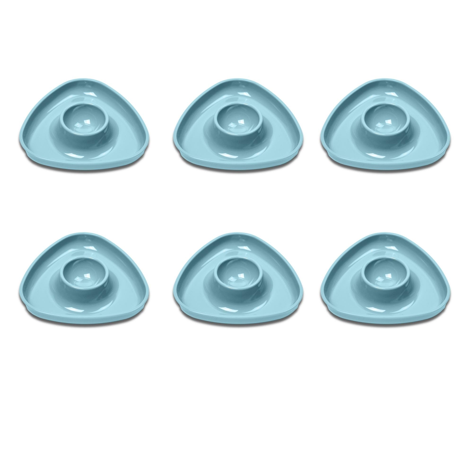 westmark-20702241-coquetiers-triangulaires-empilables-lot-de-6-plastique-ps-blan image 8