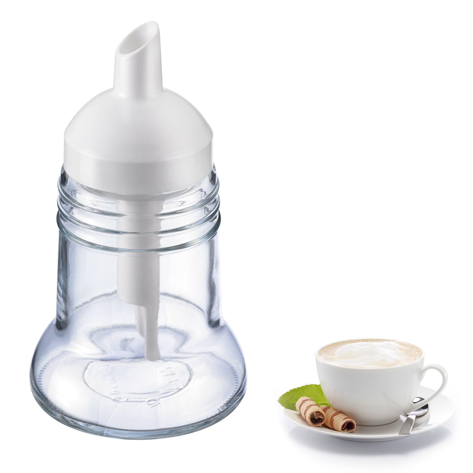westmark-63462611-pr-sentoir-sucre-paris-150-ml-verre-plastique-transparent-blan image 3