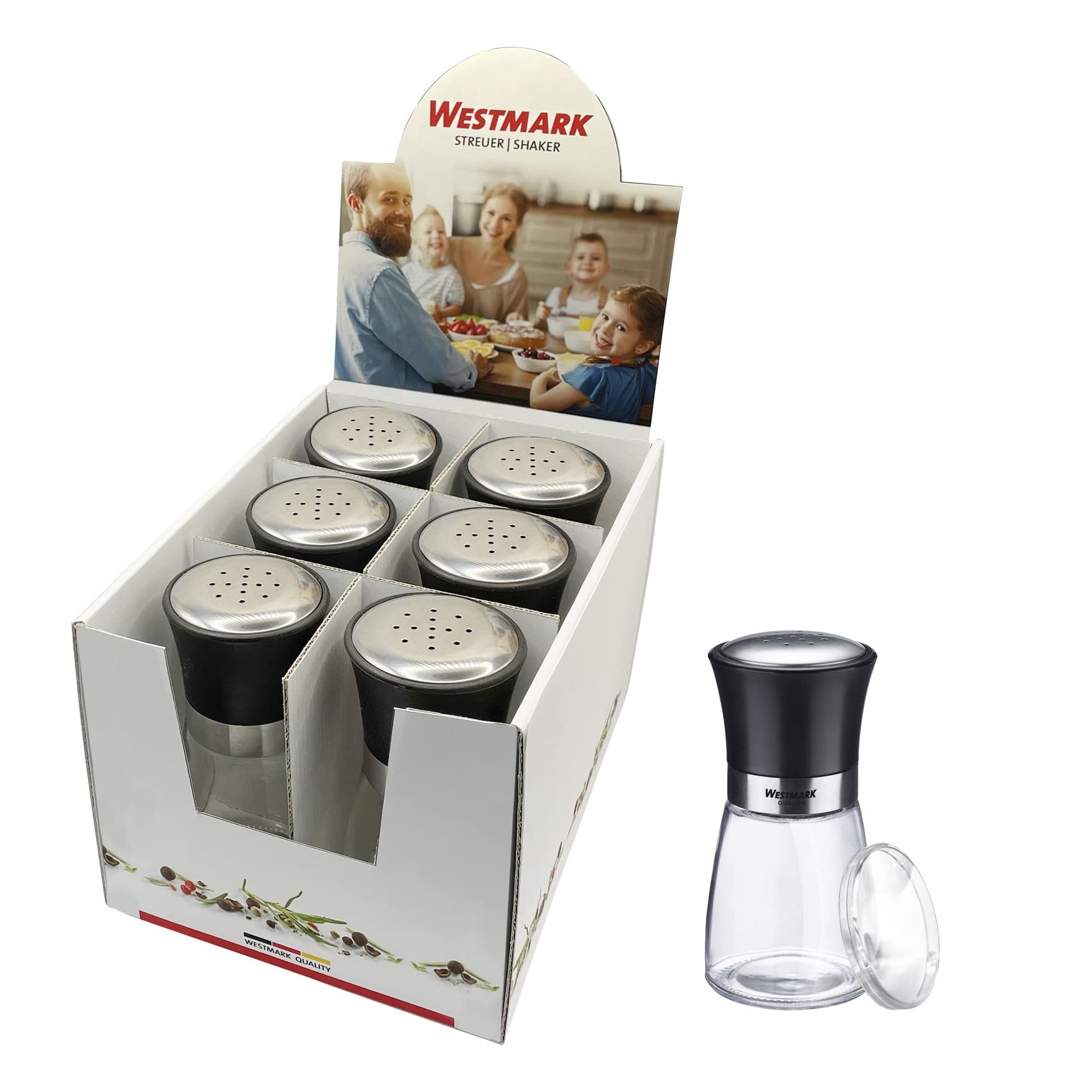 westmark-63502611-set-de-6-pr-sentoirs-pices-avec-couvercle-aromatique-190-ml-ve image 3
