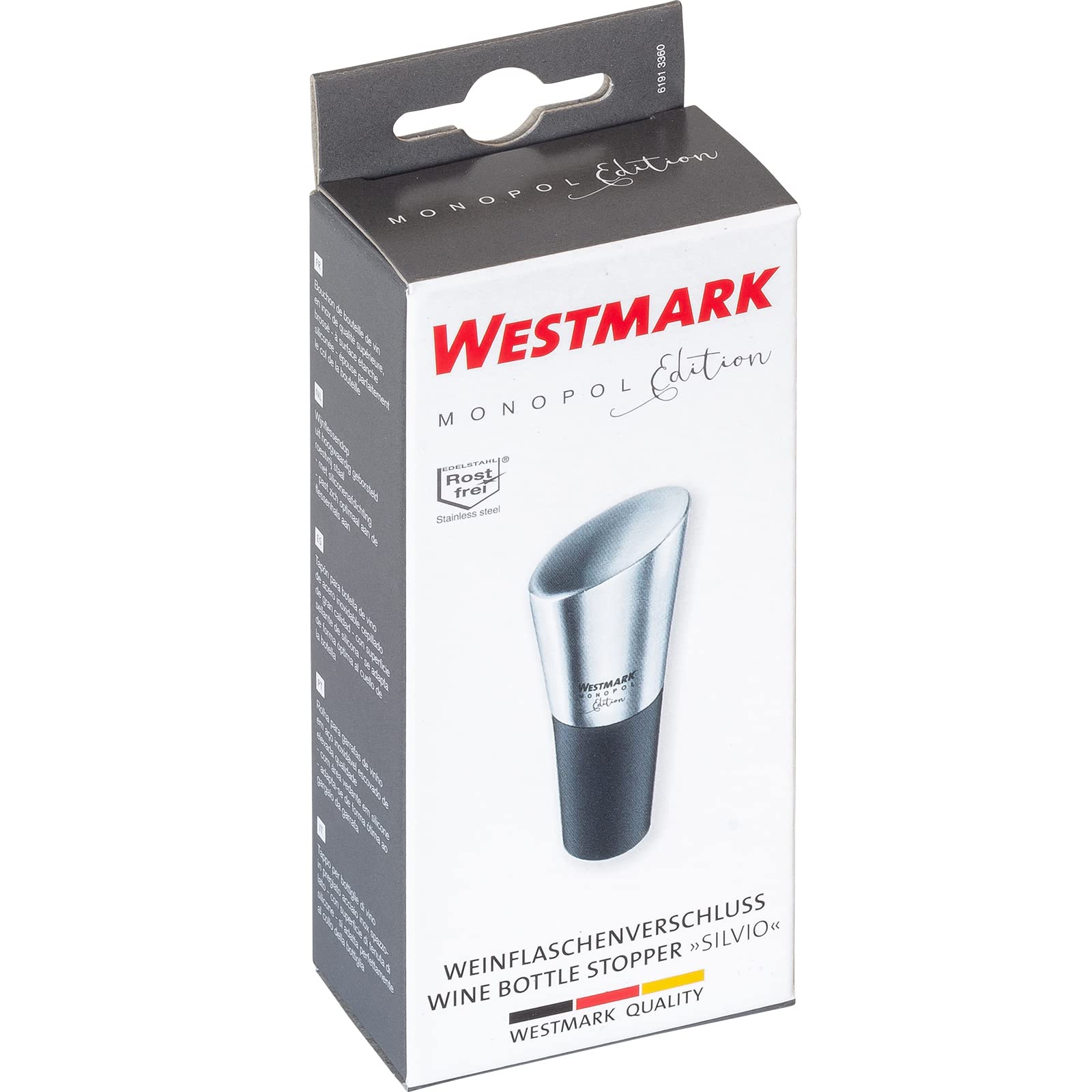 westmark-silvio-61913360-bouchon-de-bouteille-de-vin-monopol-edition-acier-inoxy image 7