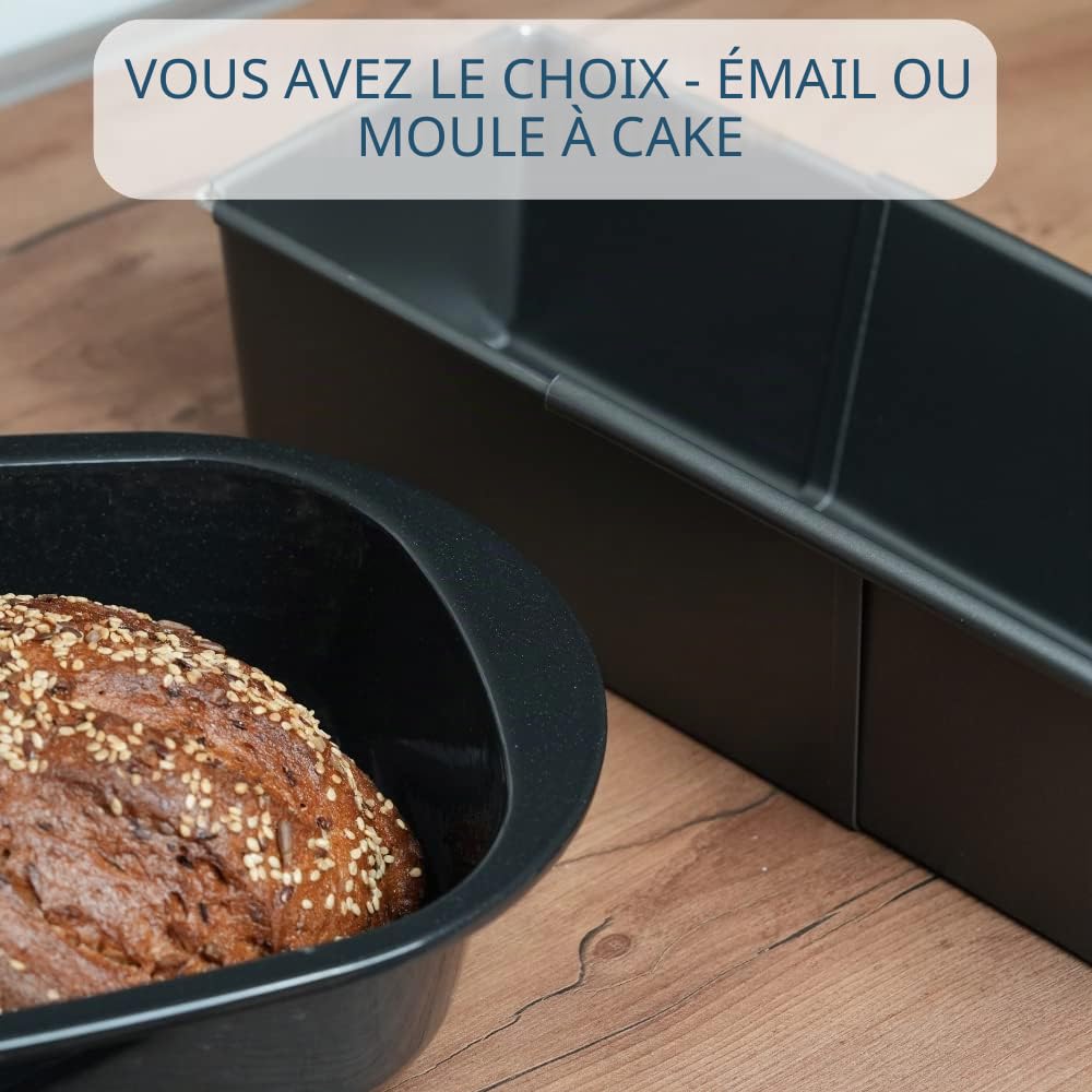 westmark-33892270-moule-pain-en-mail-noir-32-cm-r-sistant-au-levain-jusqu-400-c image 6